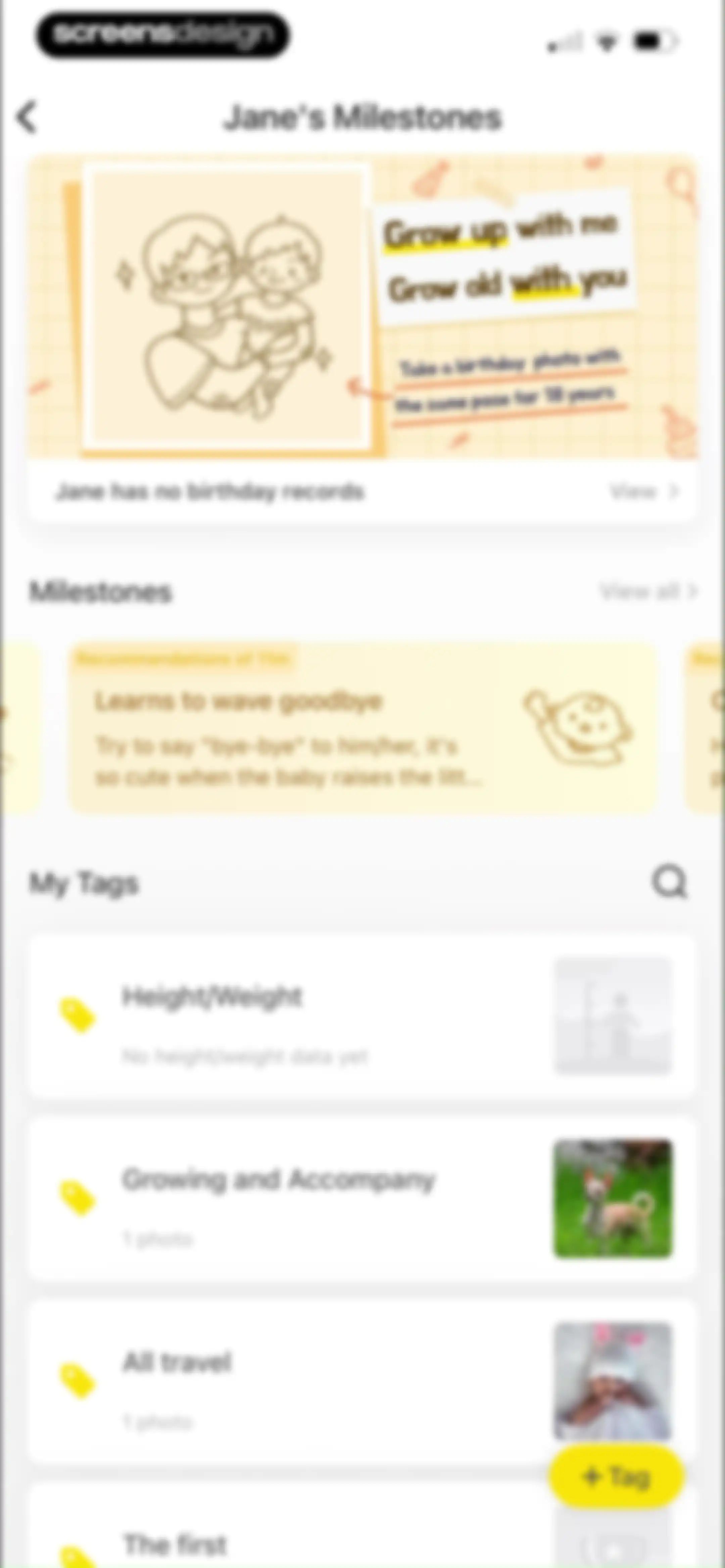 TimeHut - Baby Album screen 83