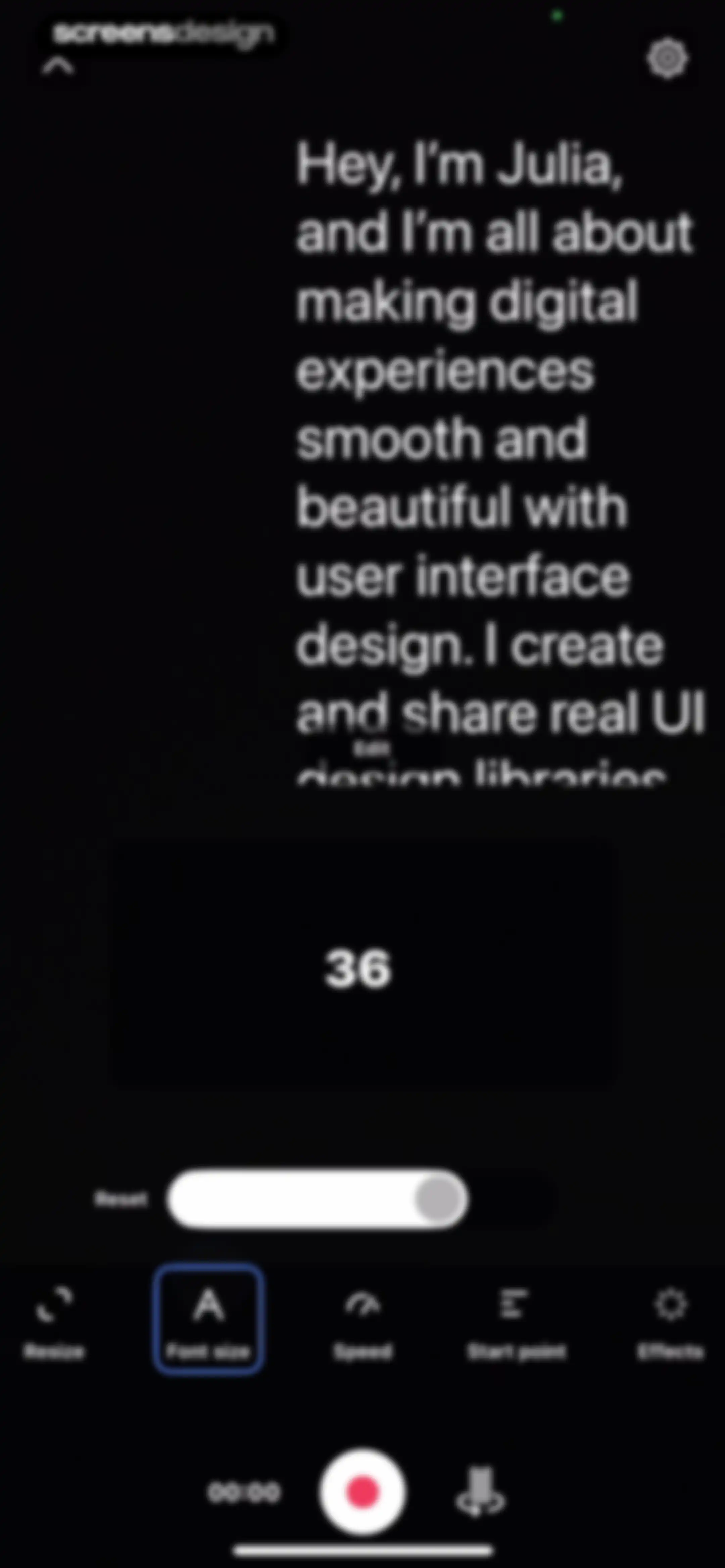 BIGVU Teleprompter Captions AI screen 66