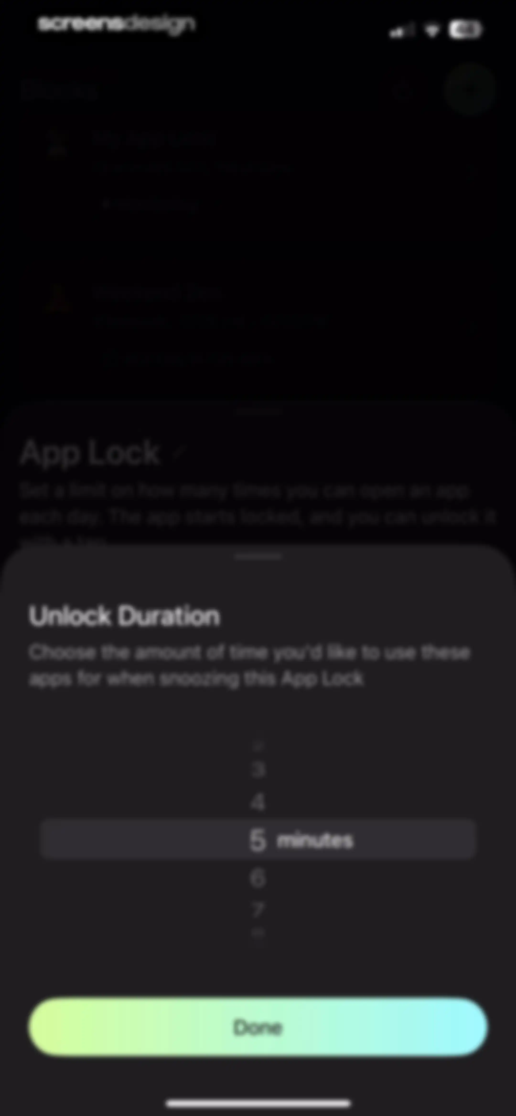 Opal: Screen Time Control screen 117
