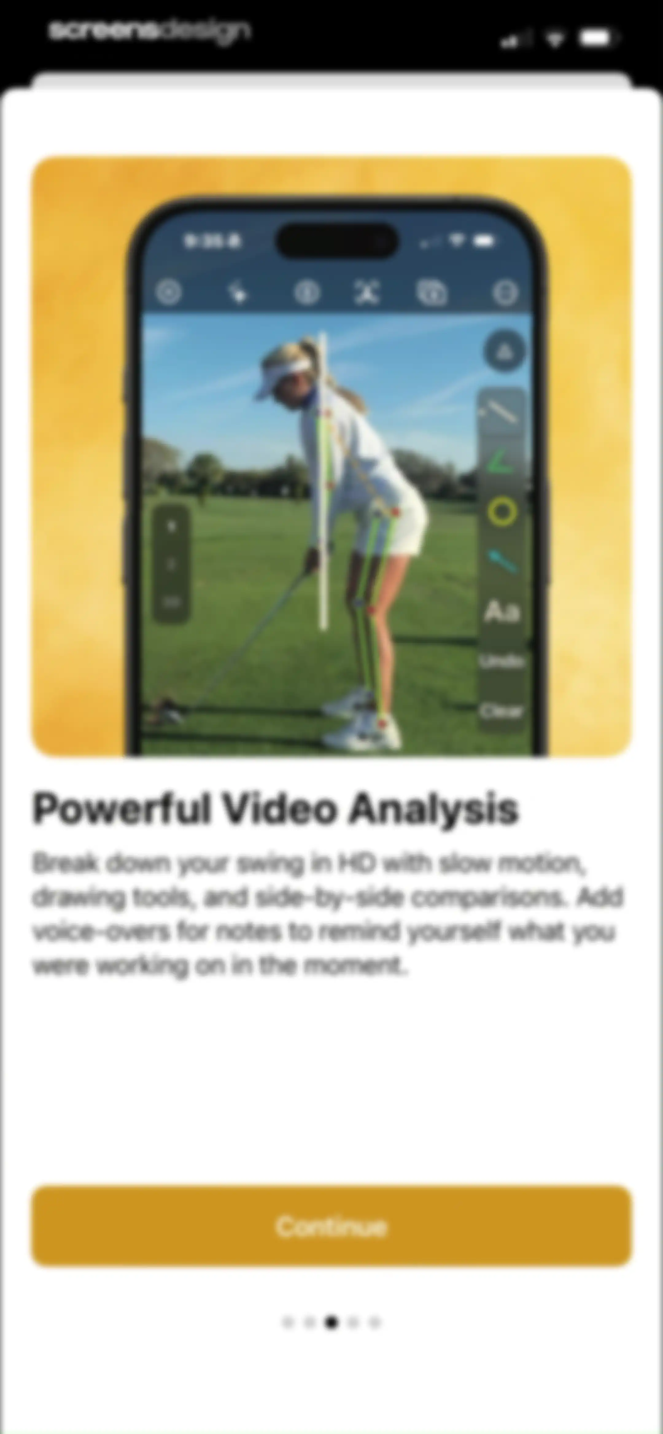 Onform: Video Analysis App screen 16