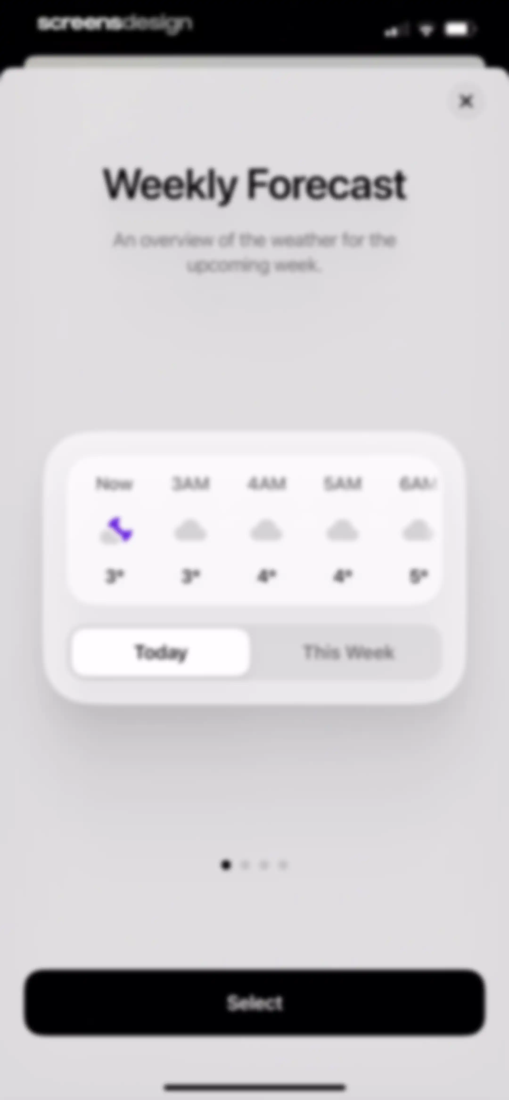 Element: Weather Radar screen 92