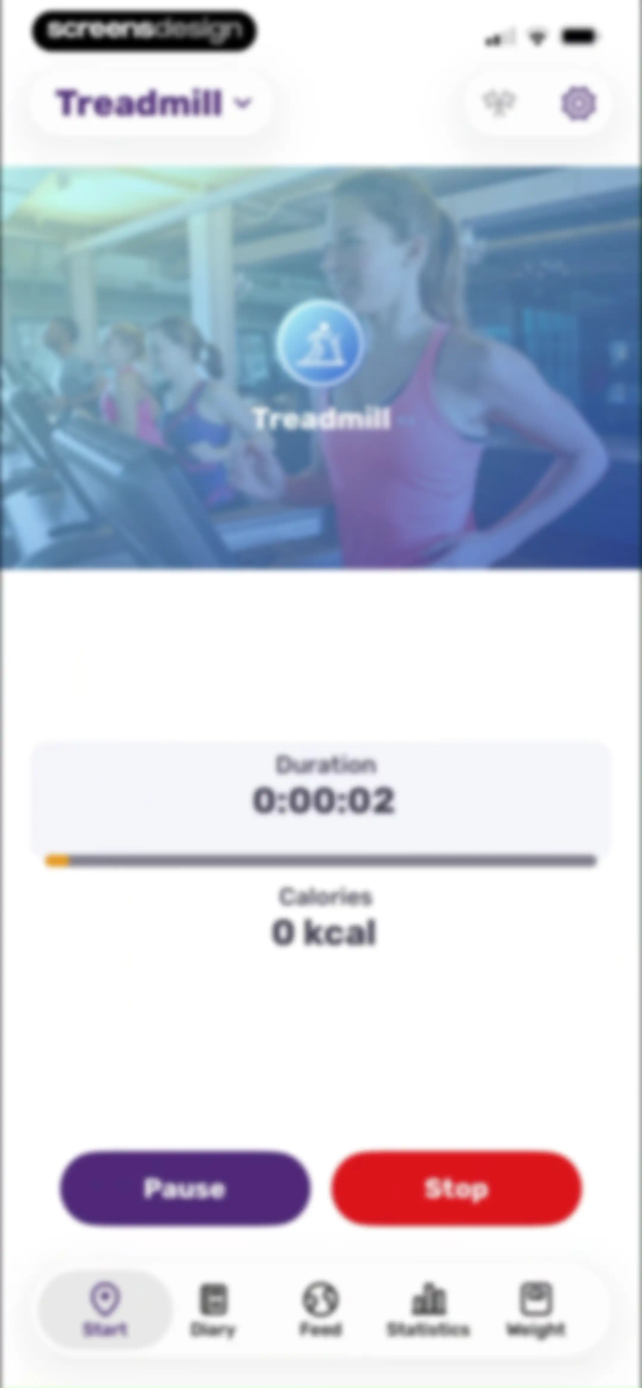 Running Tracker App – FITAPP screen 46