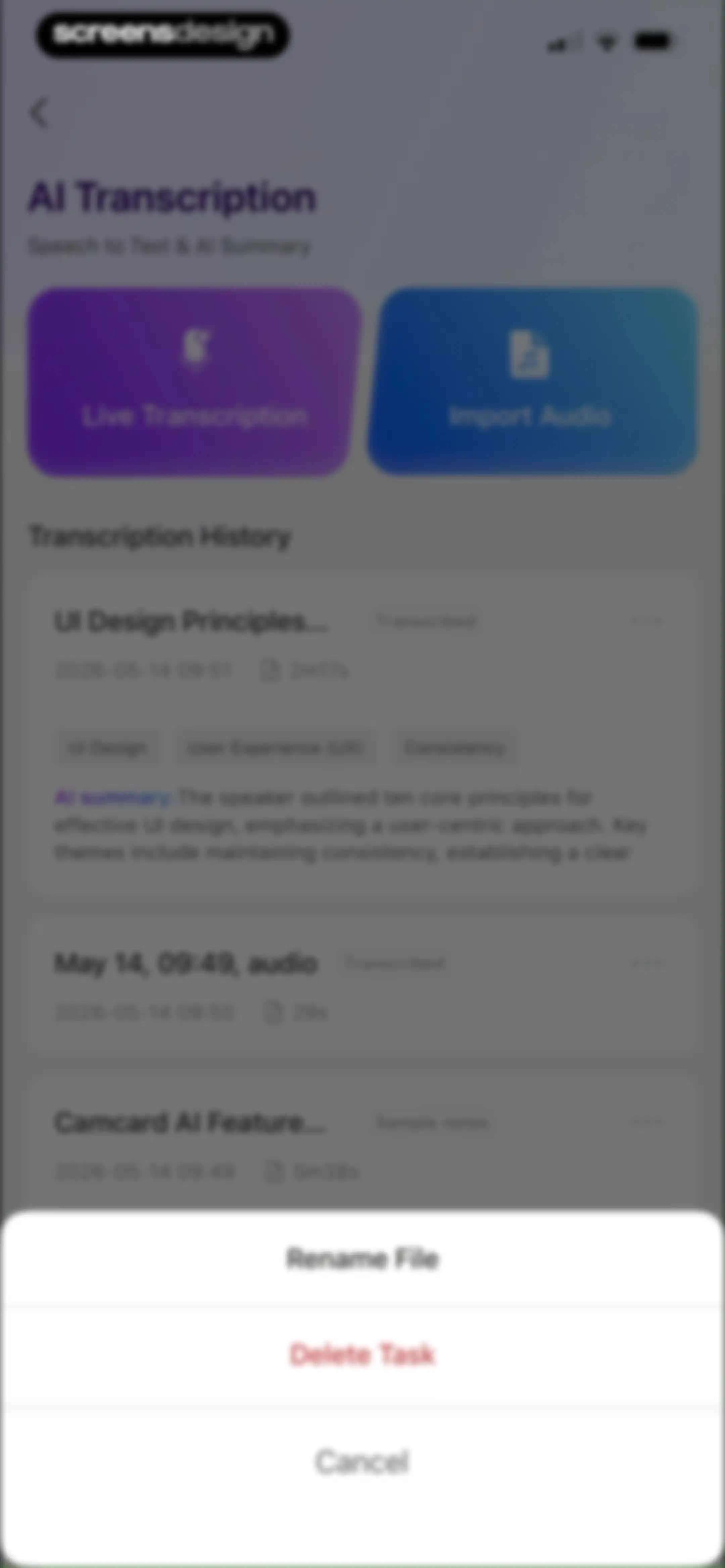 CamCard AI Business Assistant screen 85