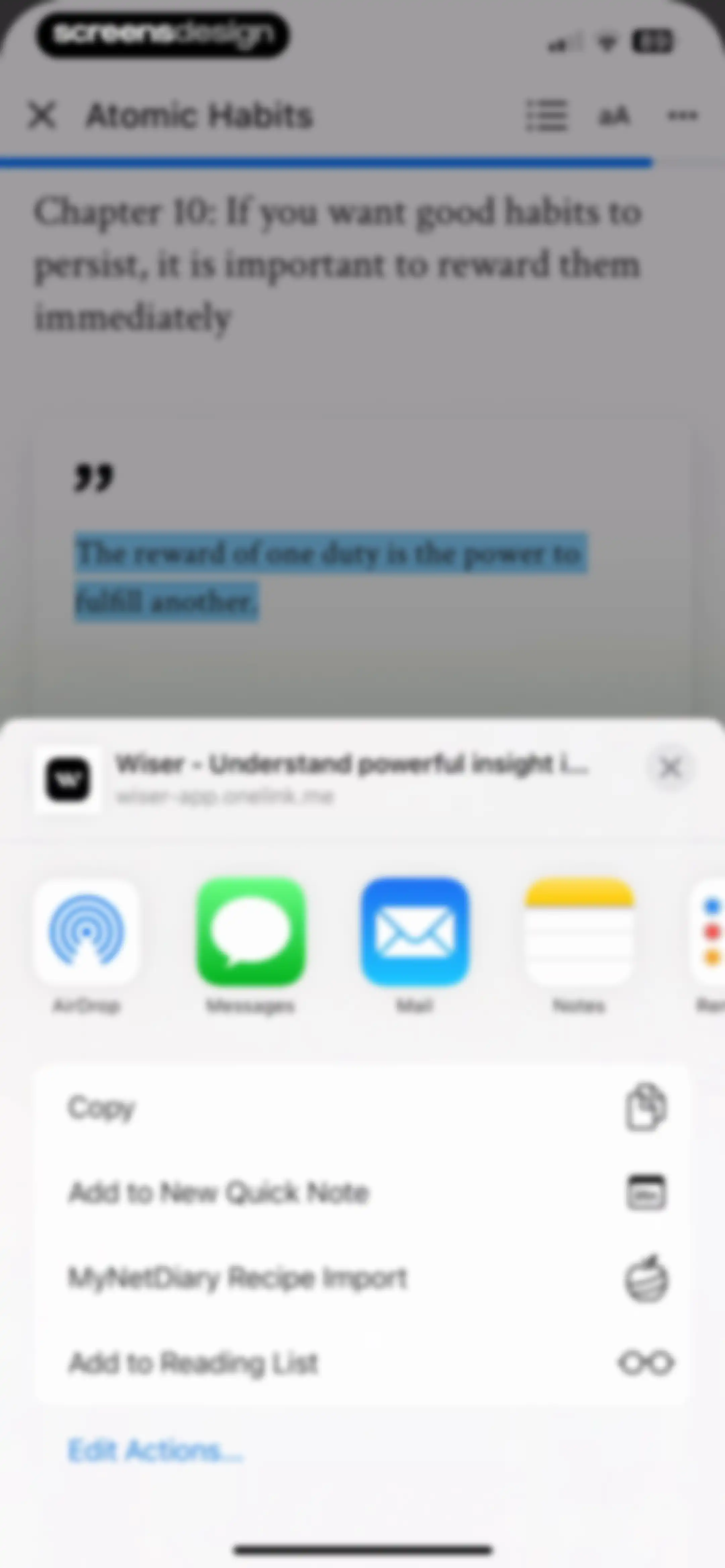 Wiser: Bite-Sized Learning screen 55