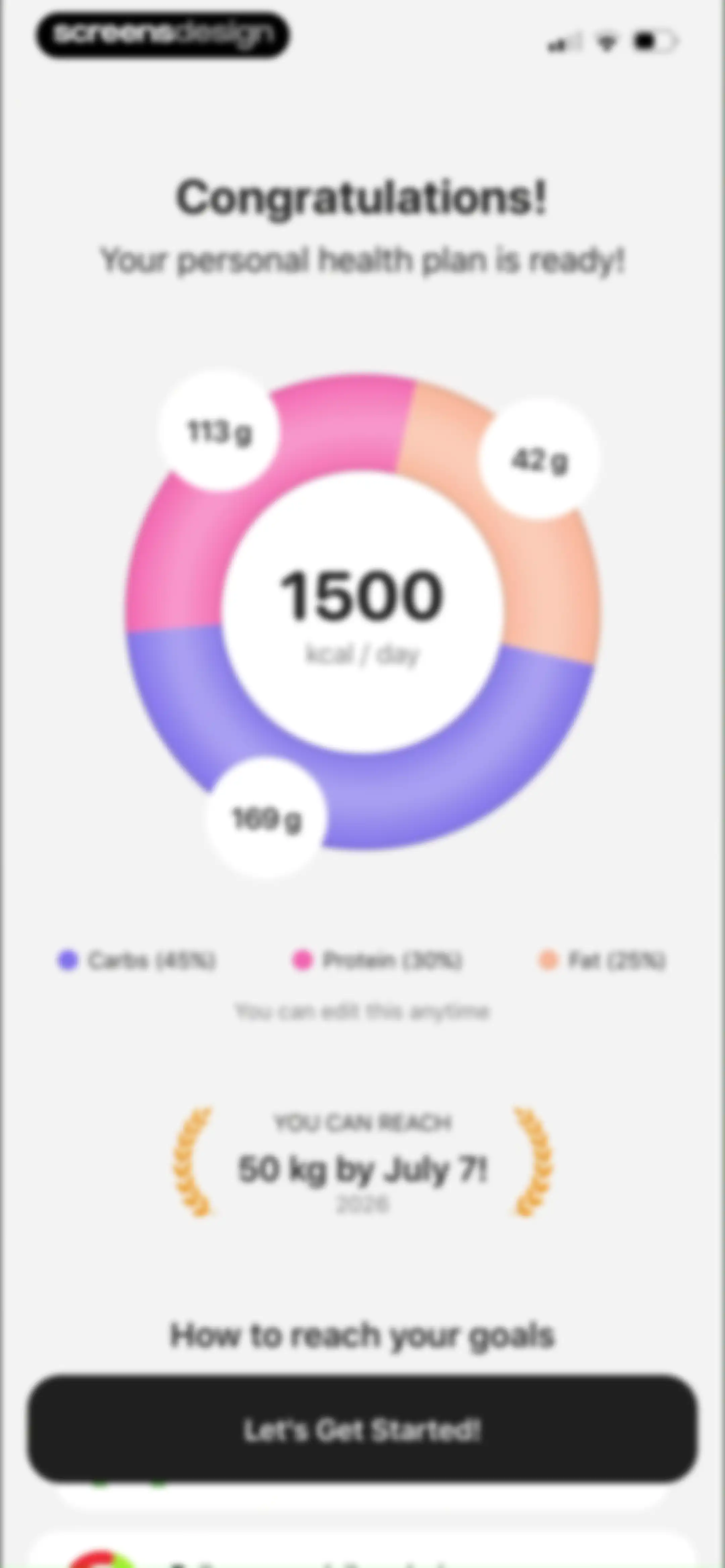 Calz - Calorie Counter AI screen 46