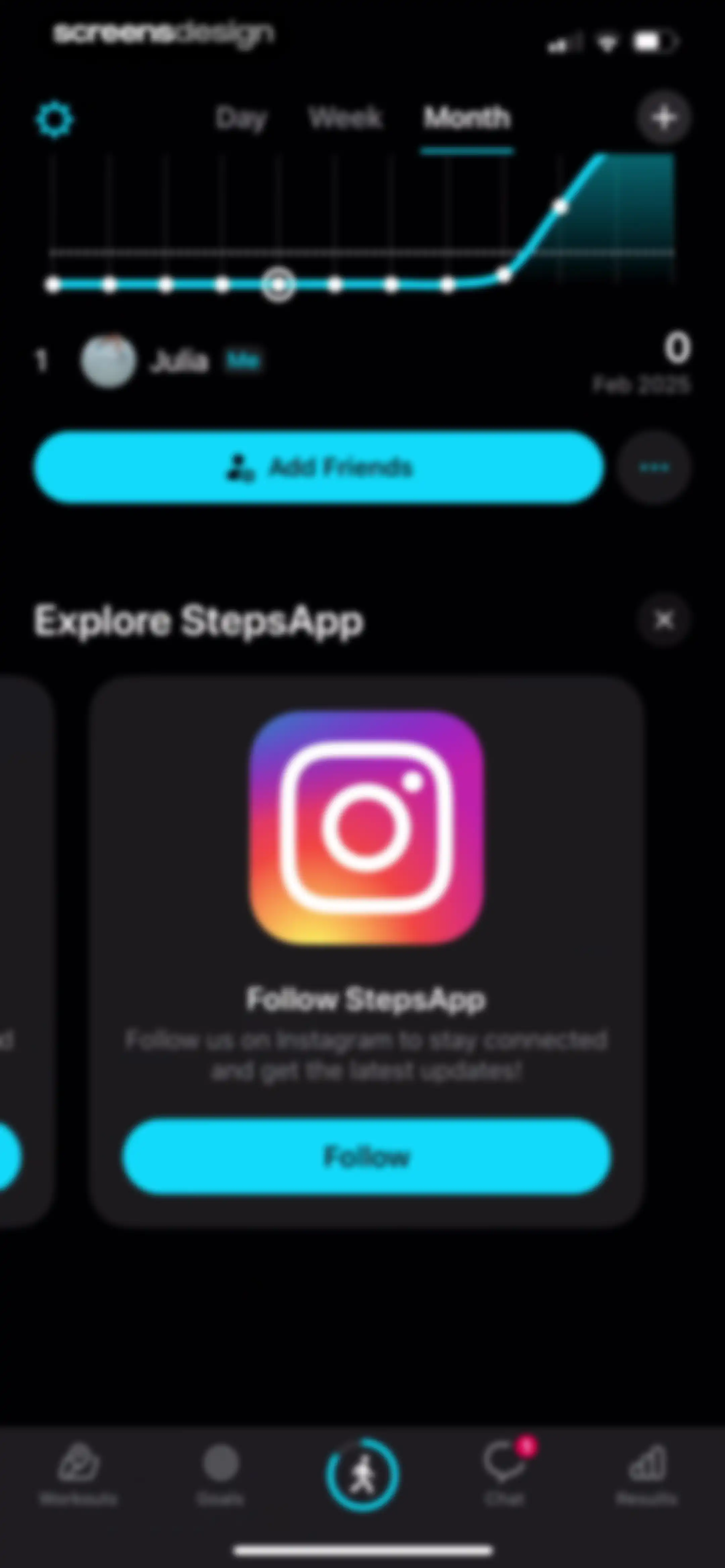 StepsApp Pedometer screen 82
