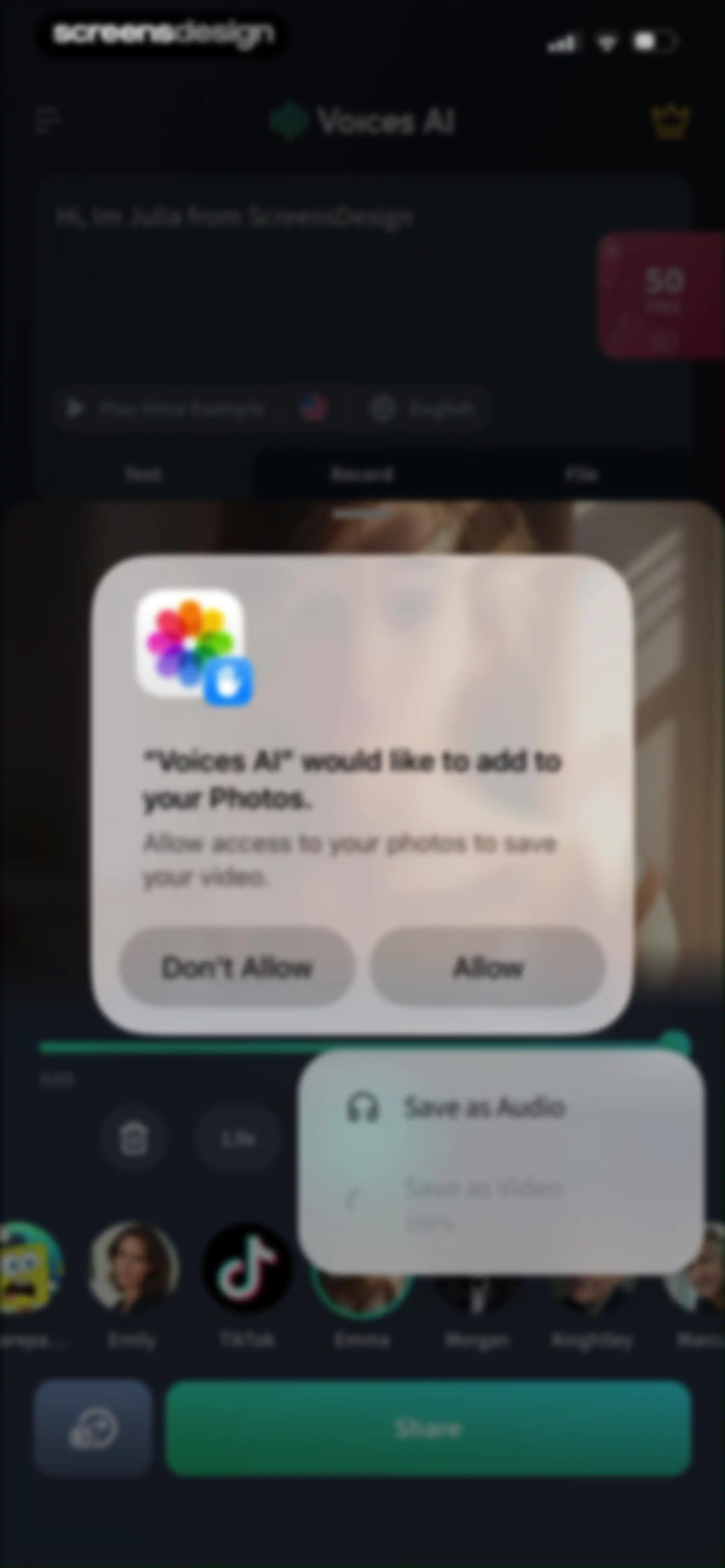 Voices AI: Change Your Voice screen 23