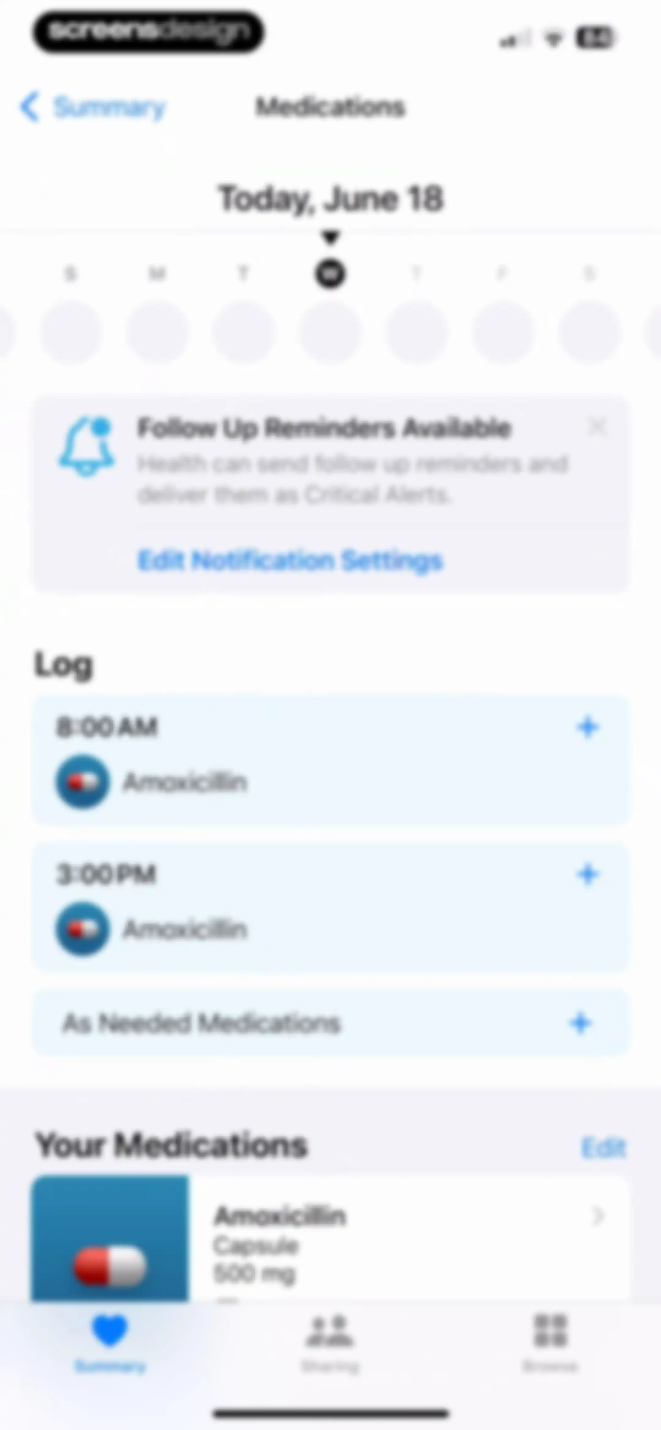 Apple Health screen 126