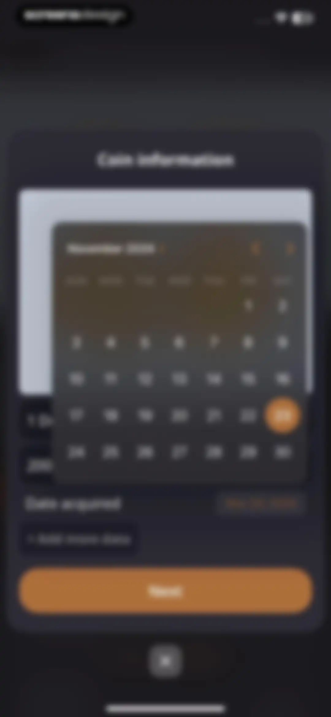 ScanCoin: identify & check screen 18
