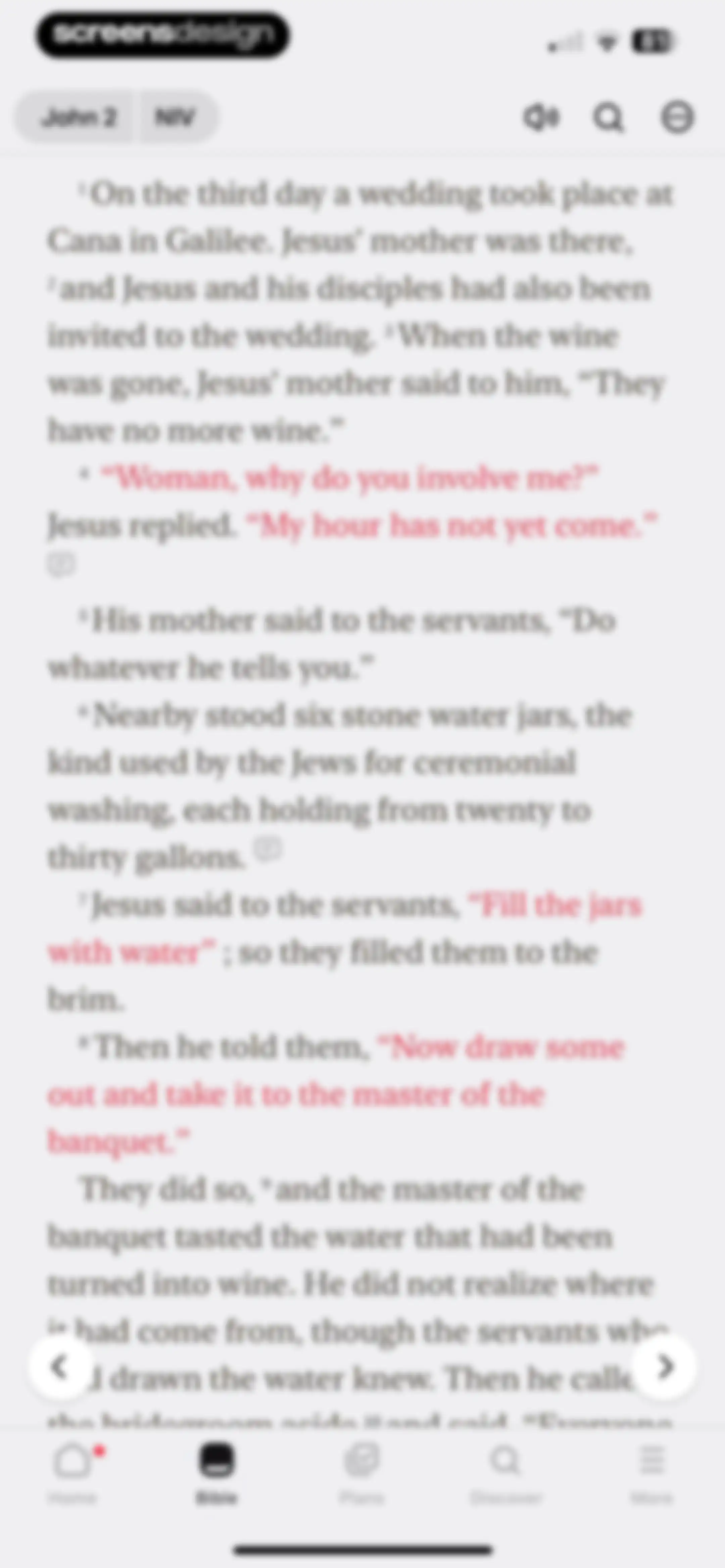 Bible screen 92
