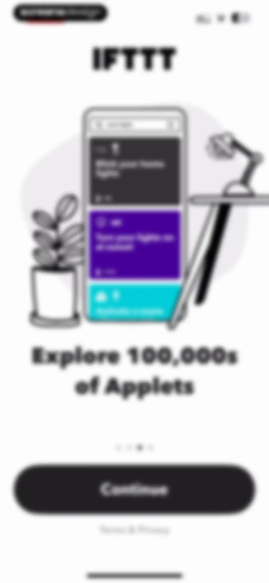 IFTTT - Automate work and home screen 3