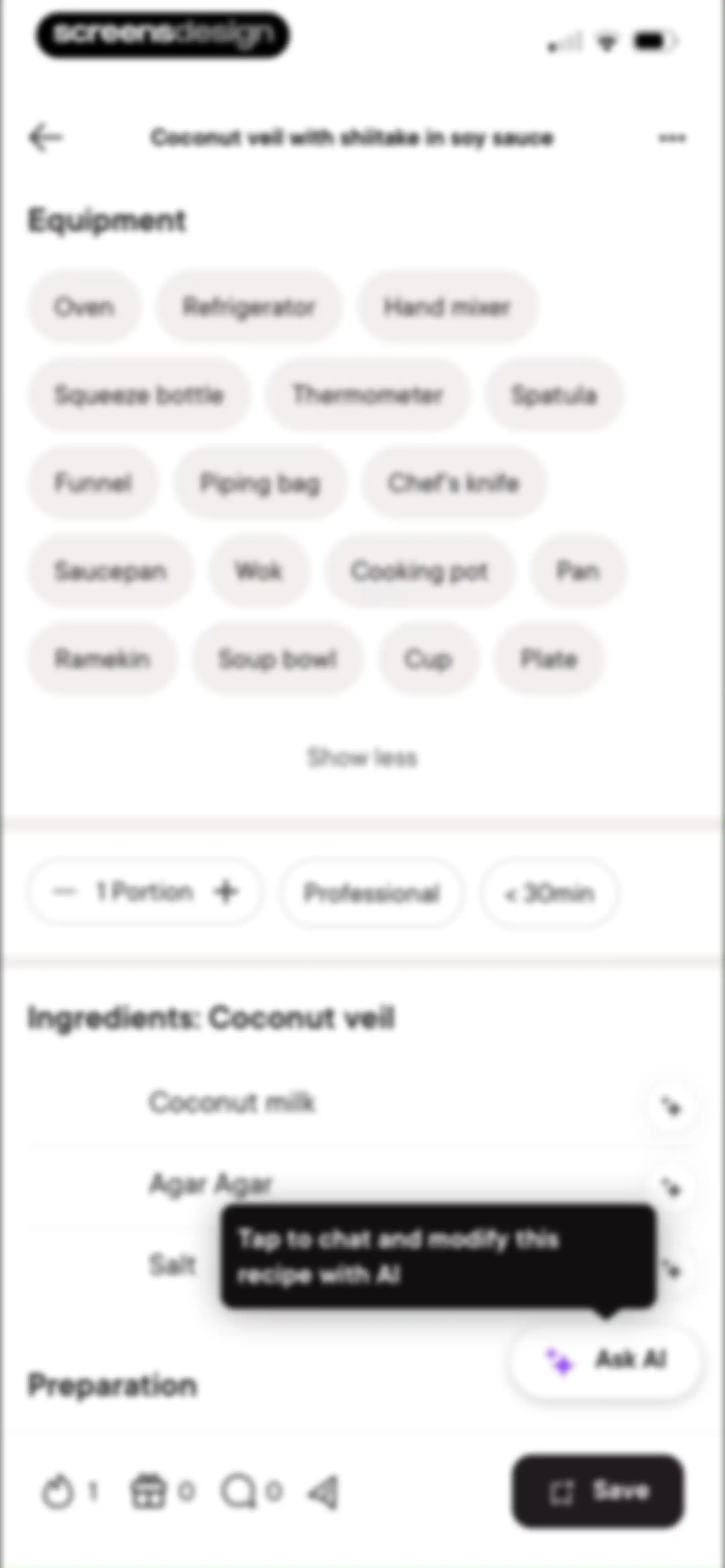 Gronda: Recipes for Chefs screen 37