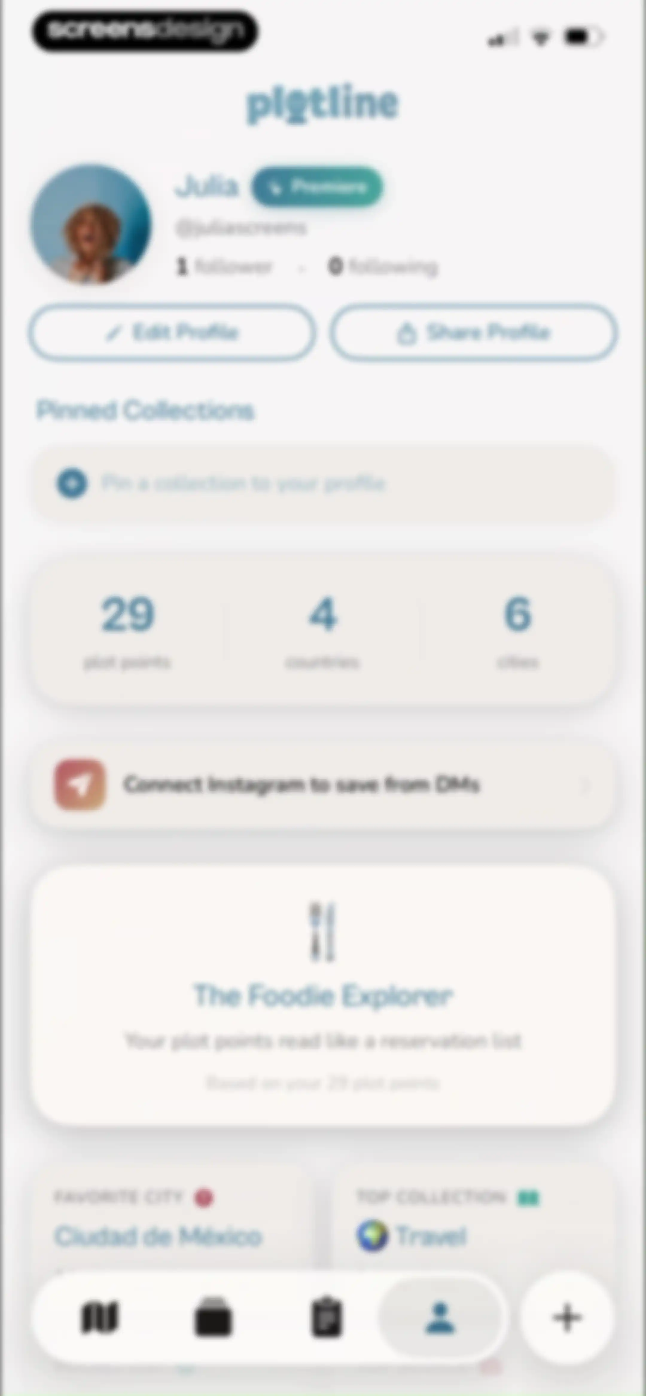Plotline: Travel Map & Planner screen 122
