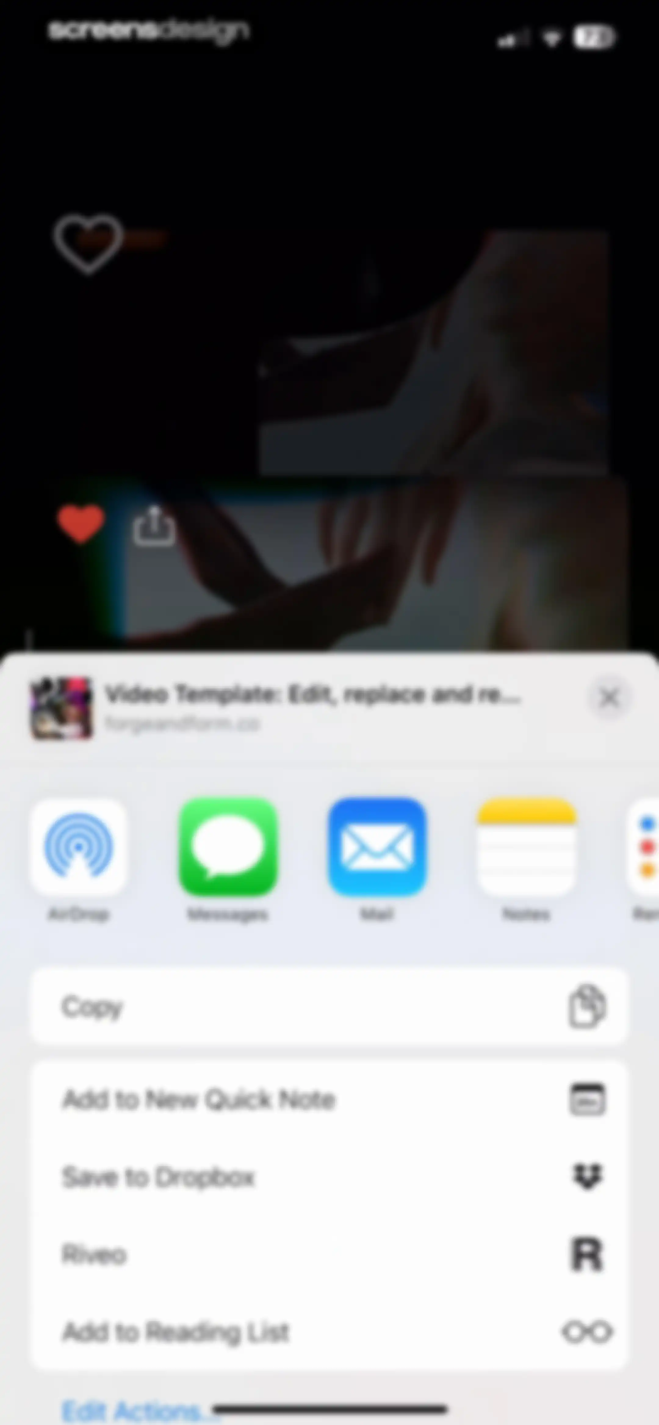 Video Effects Editor: Riveo screen 128