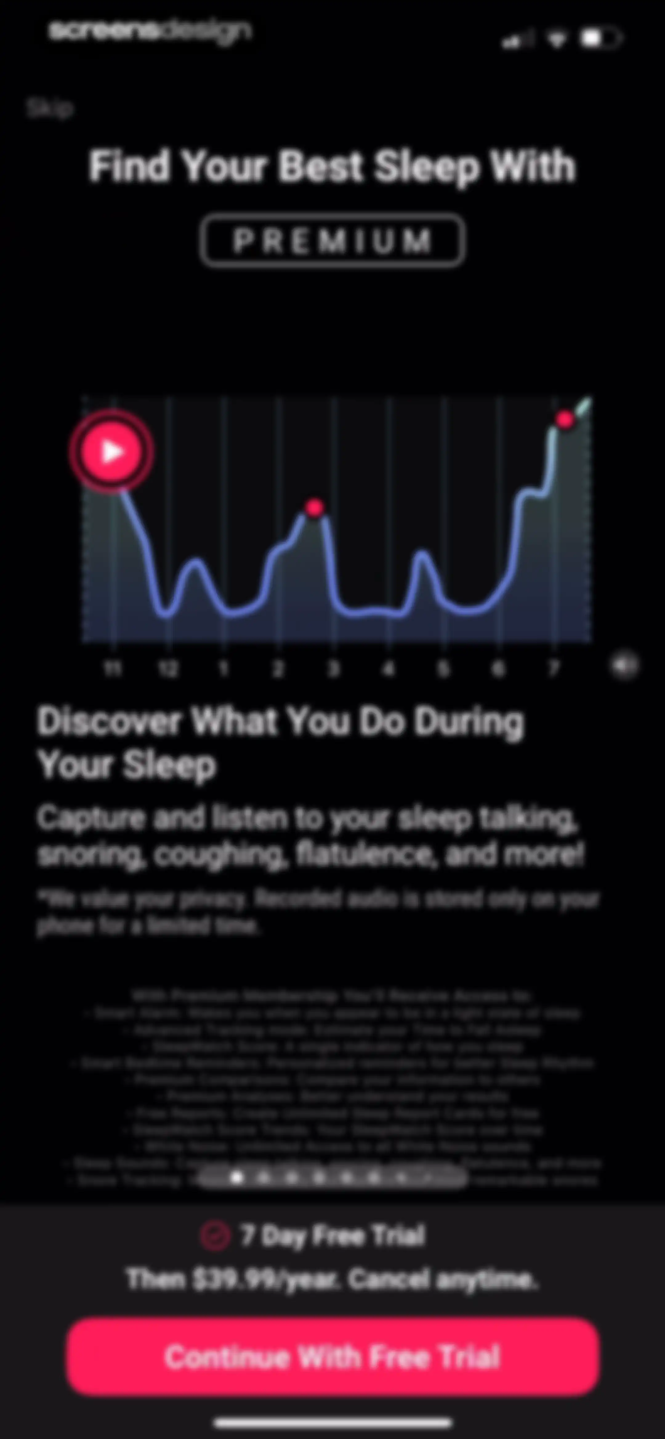 SleepWatch - Top Sleep Tracker screen 21
