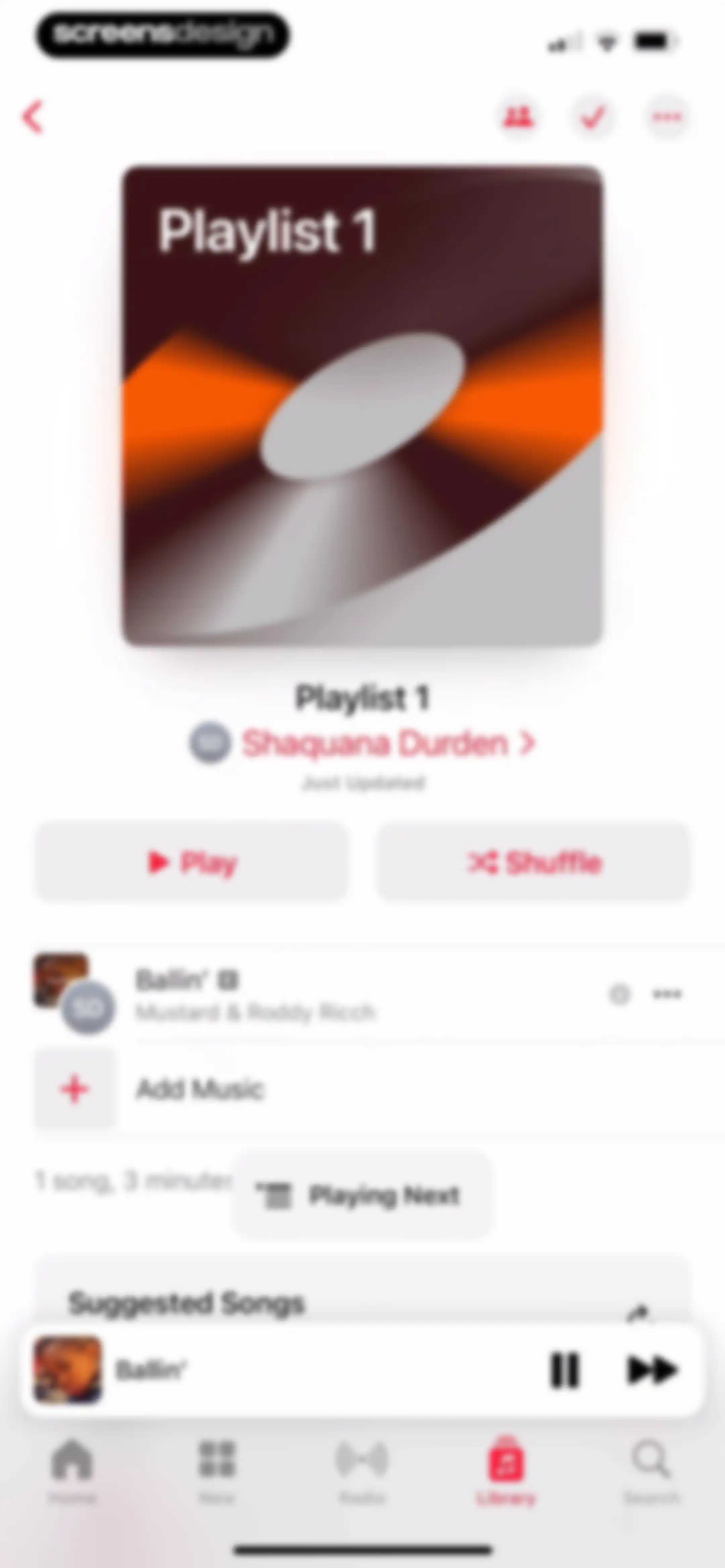 Apple Music screen 110