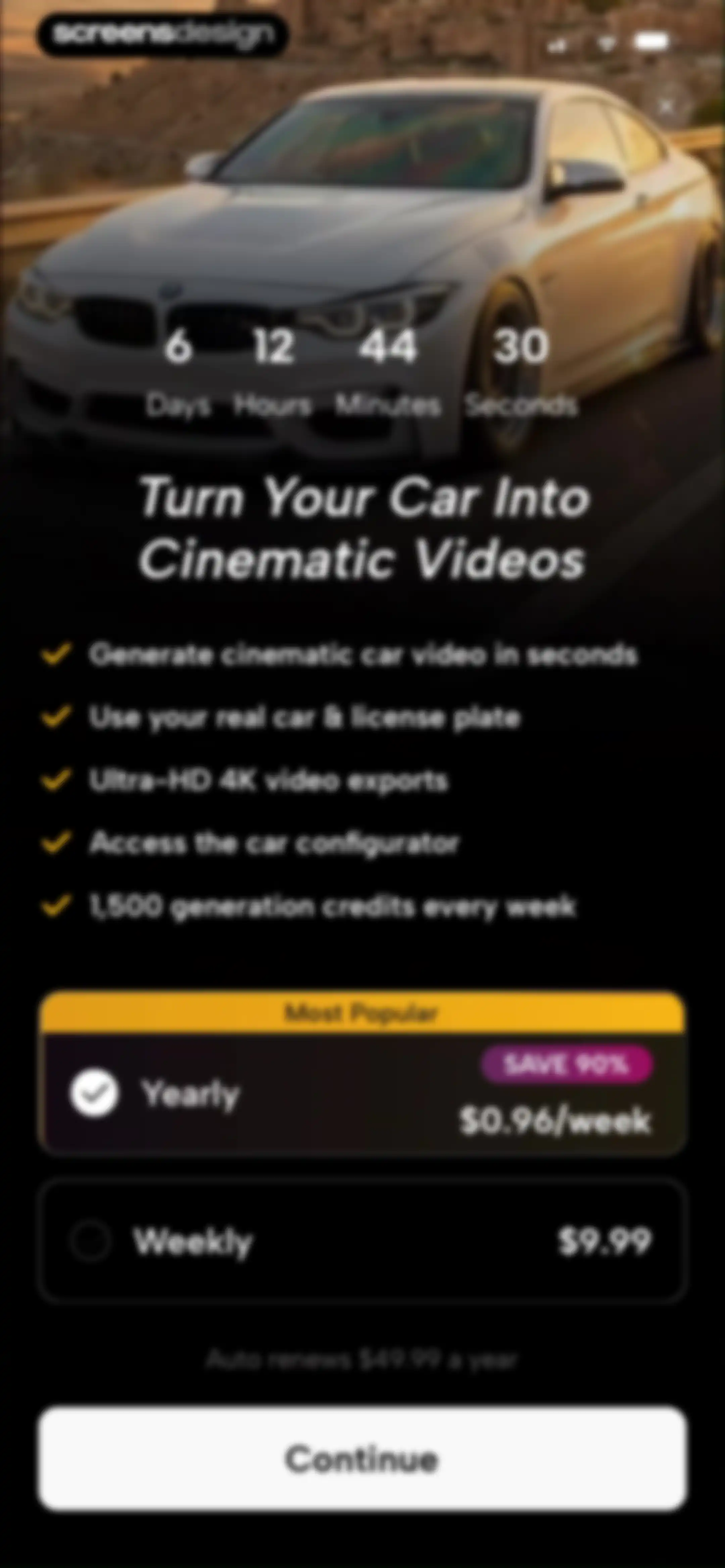 Posely: AI Car Photo & Video screen 25