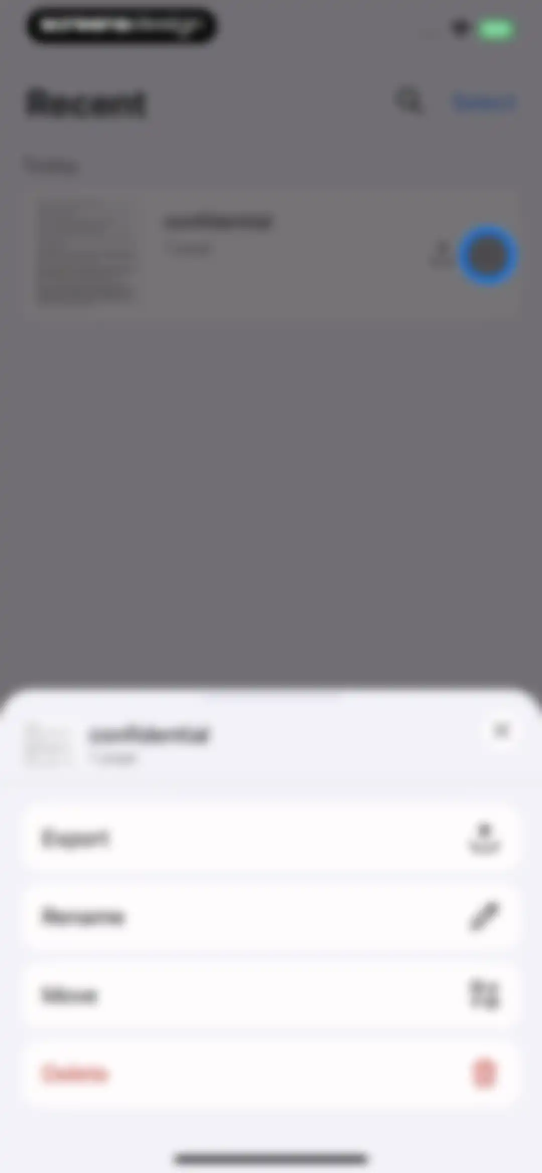 Scanner Doc: Scan PDF Document screen 26
