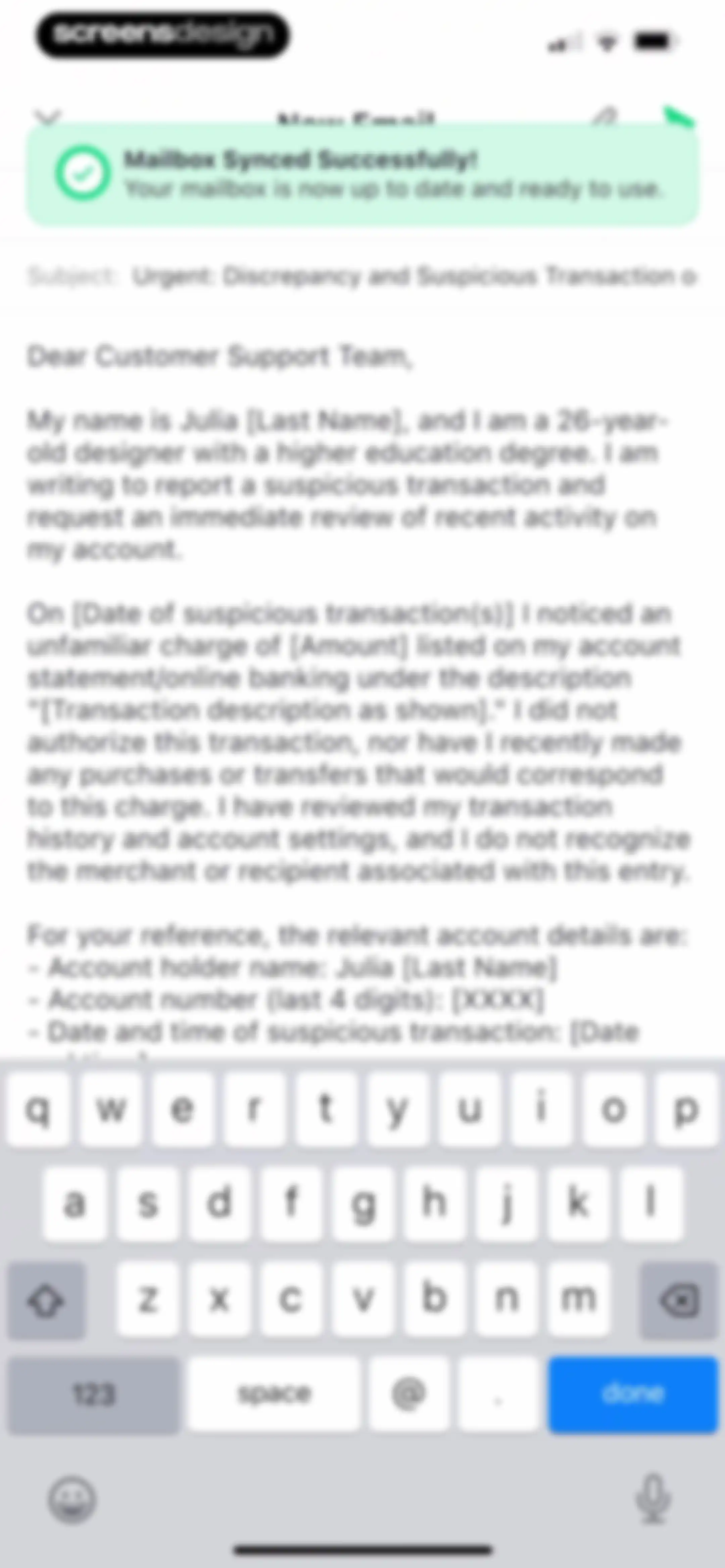 Friday AI Email Writer screen 29