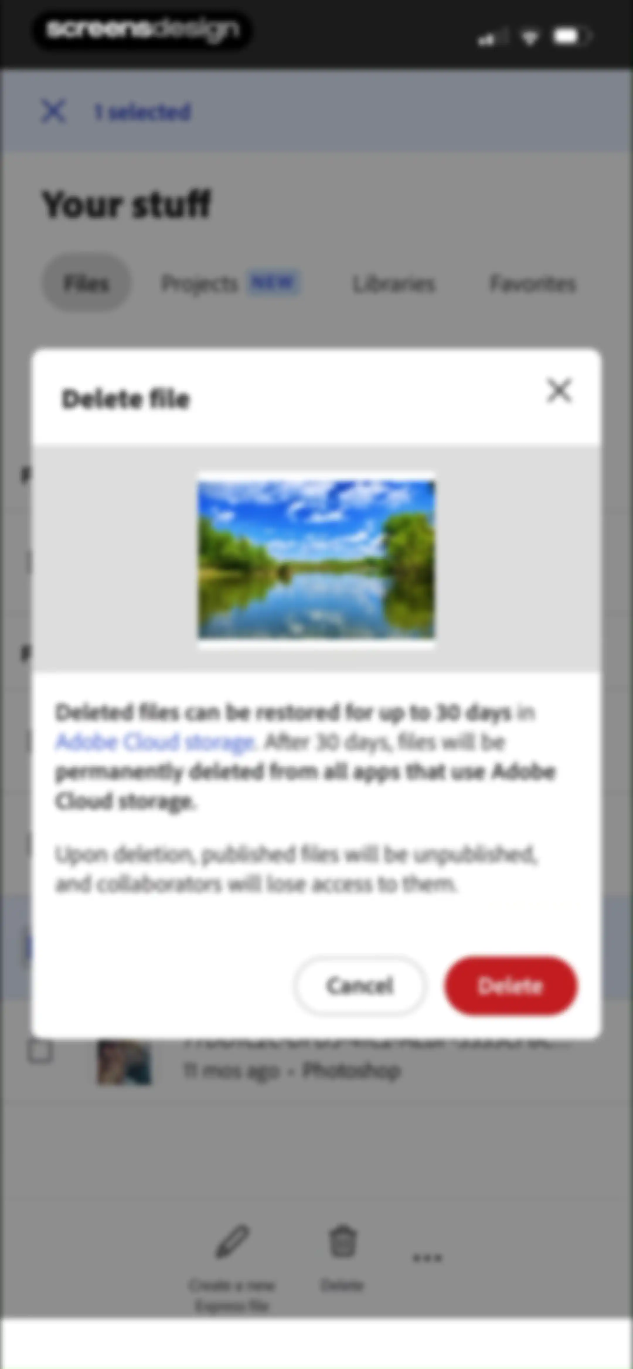 Adobe Express: Create Anything screen 119