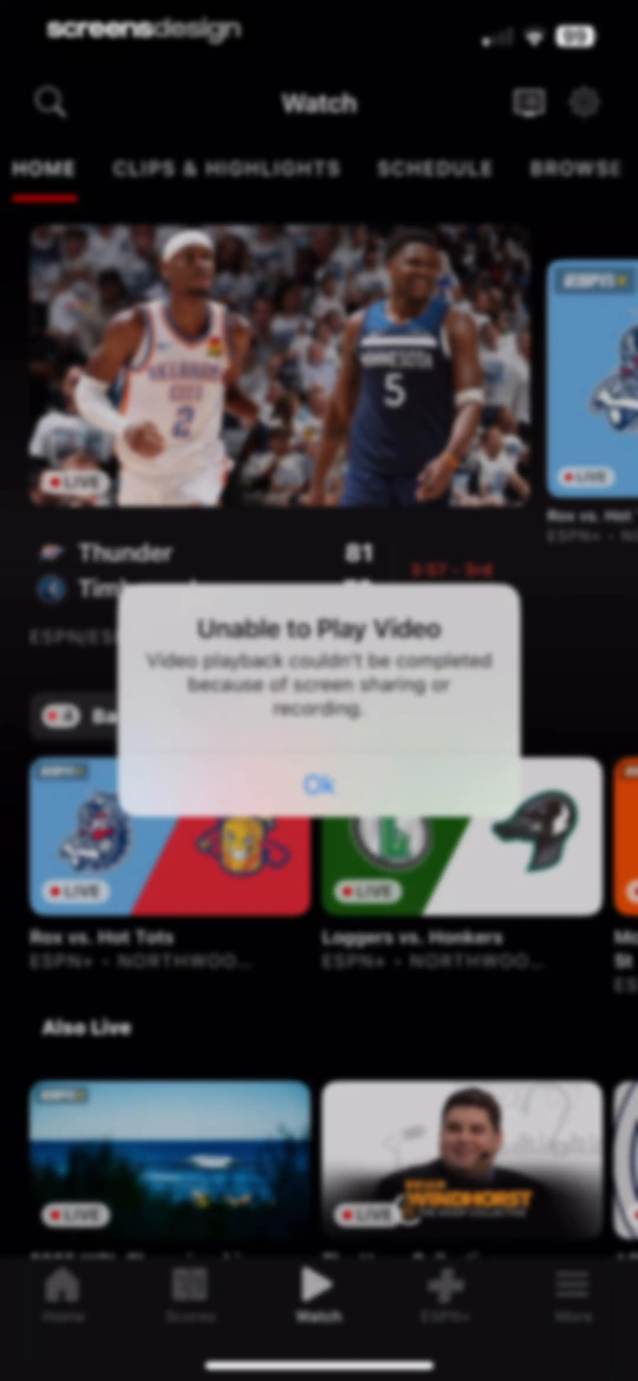 ESPN: Live Sports & Scores screen 79