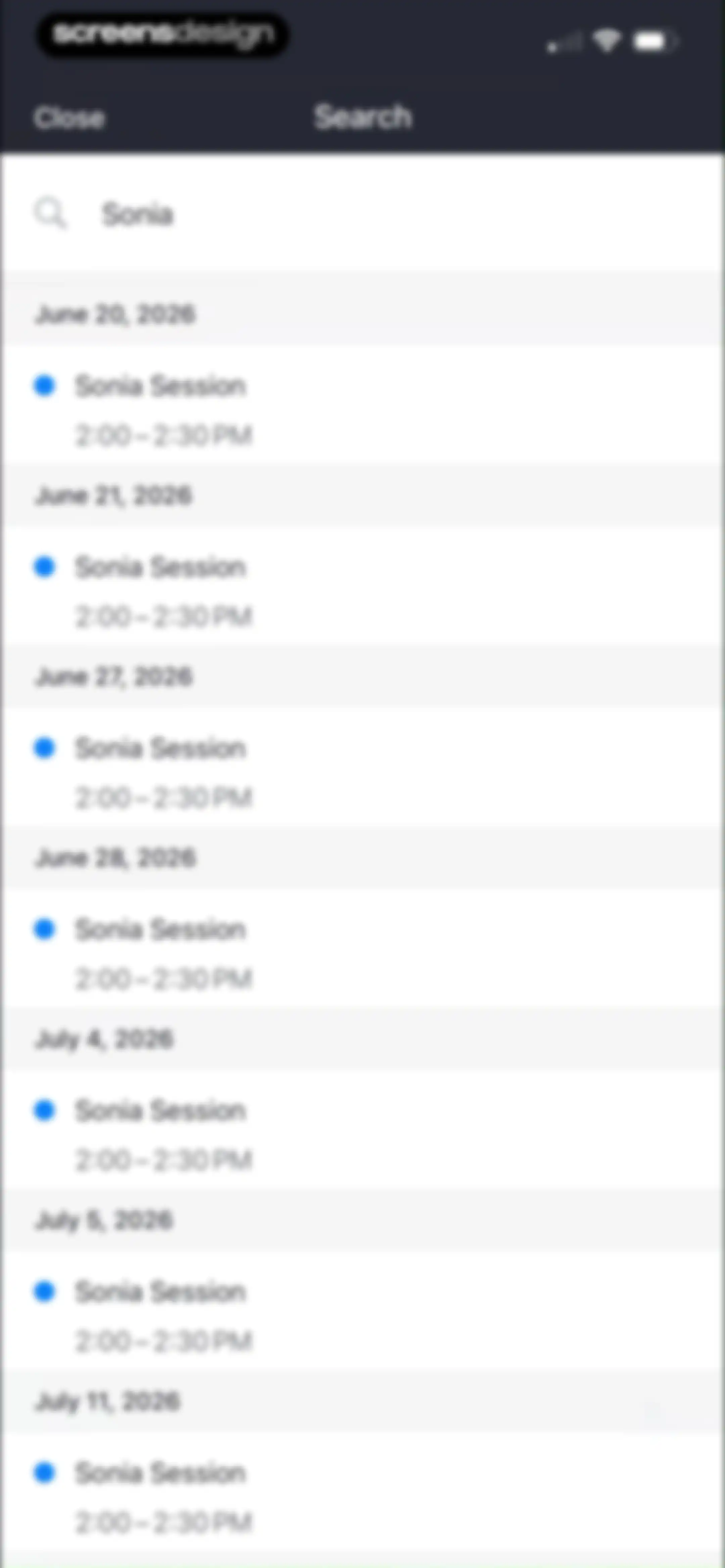 Calendars: Schedule Planner screen 65