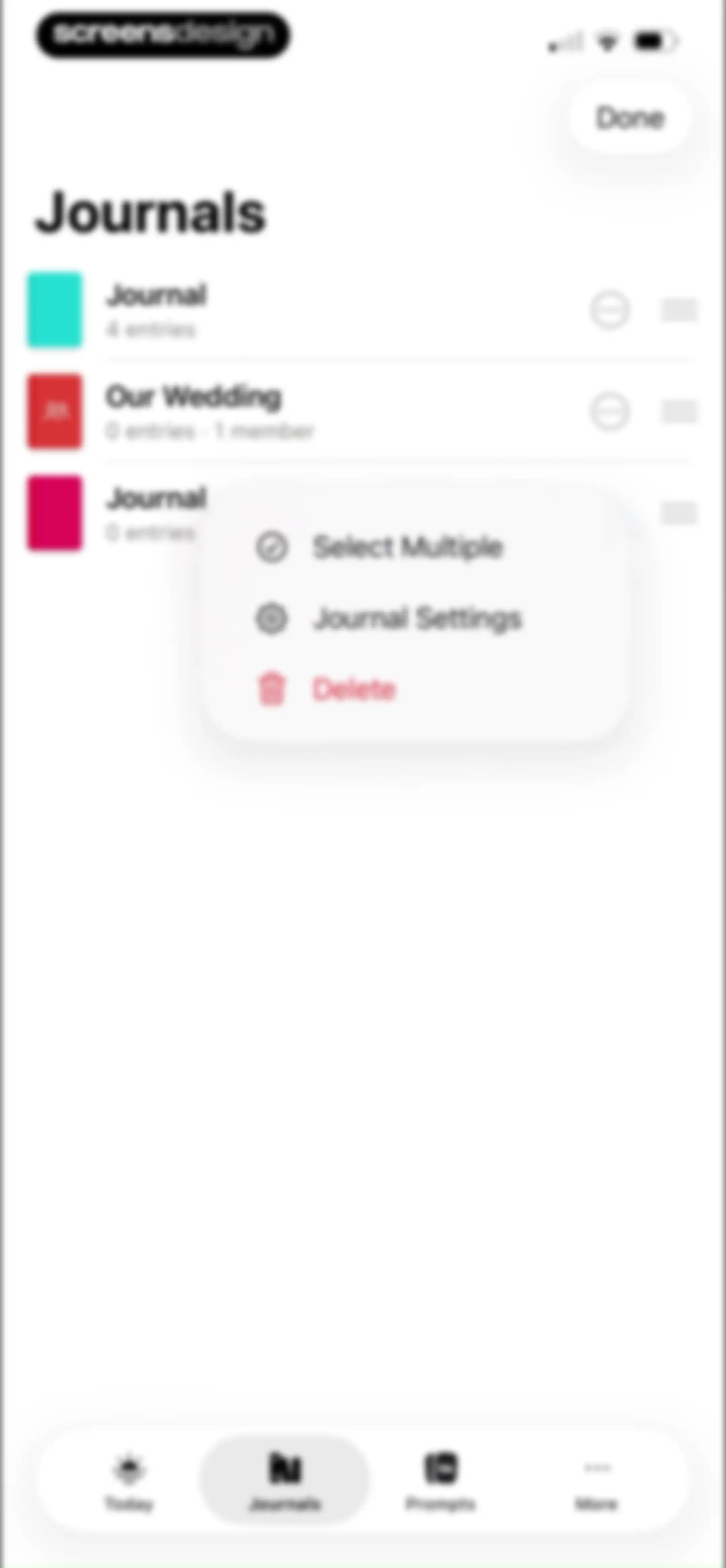Day One: Daily Journal & Diary screen 78