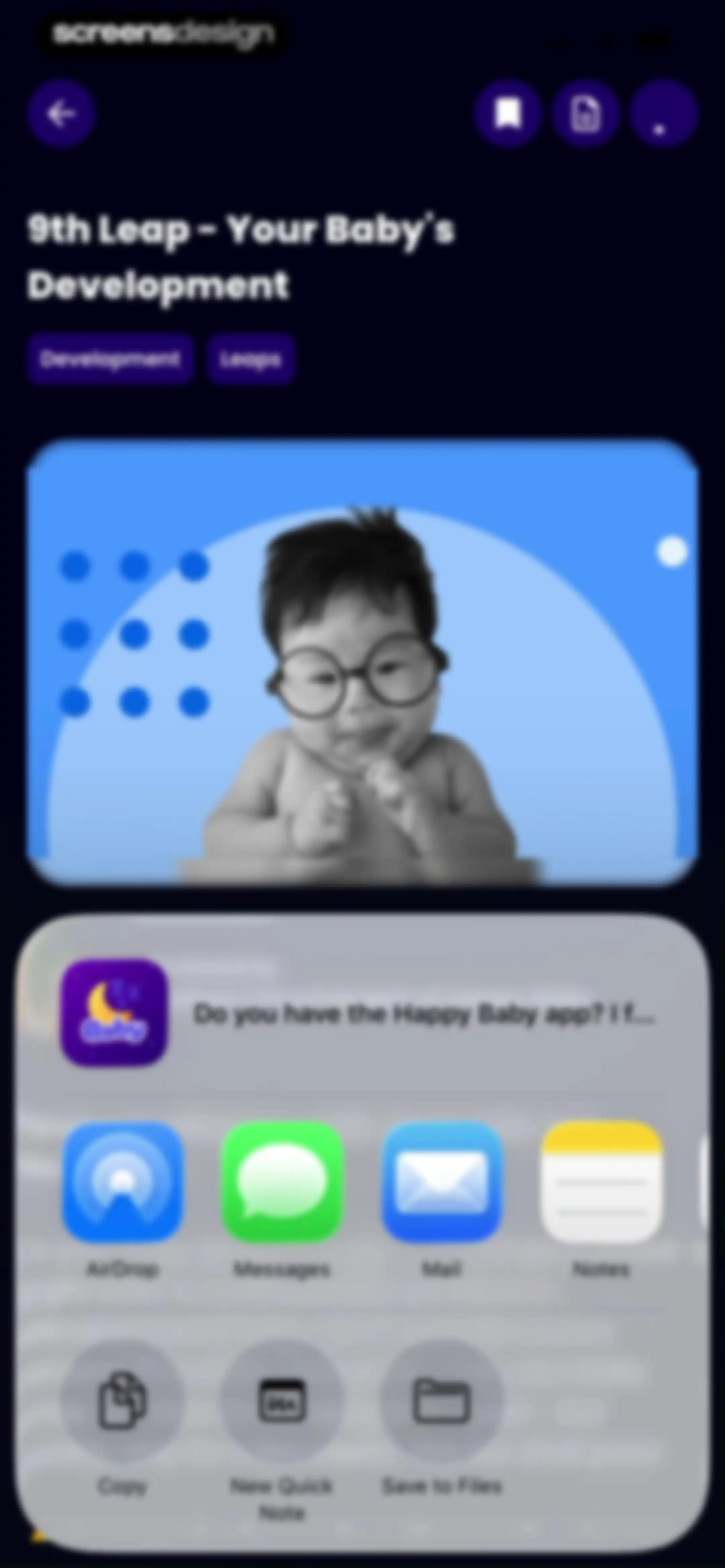 Happy Baby - Sleep & Tracker screen 78