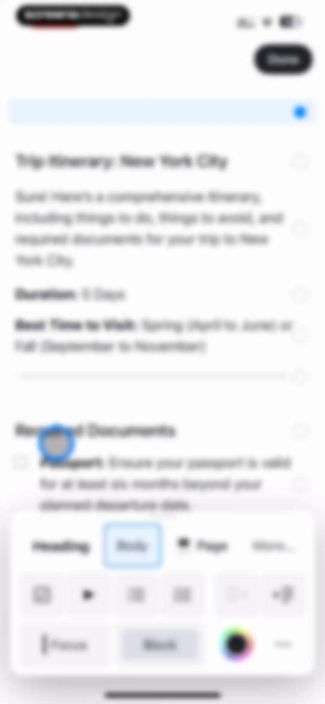 Craft: Notes, Documents, AI screen 27