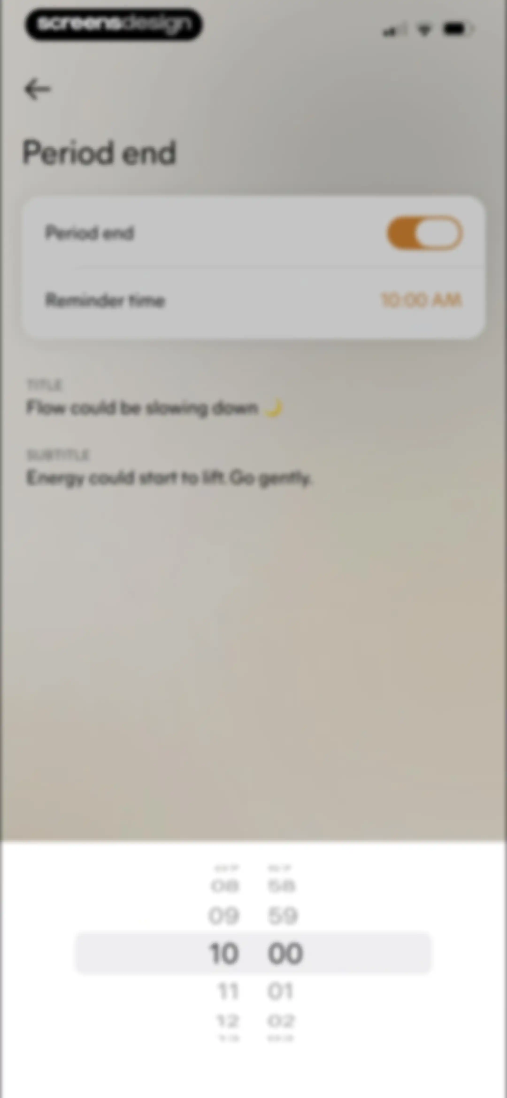 Lively - Period Tracker, Cycle screen 113