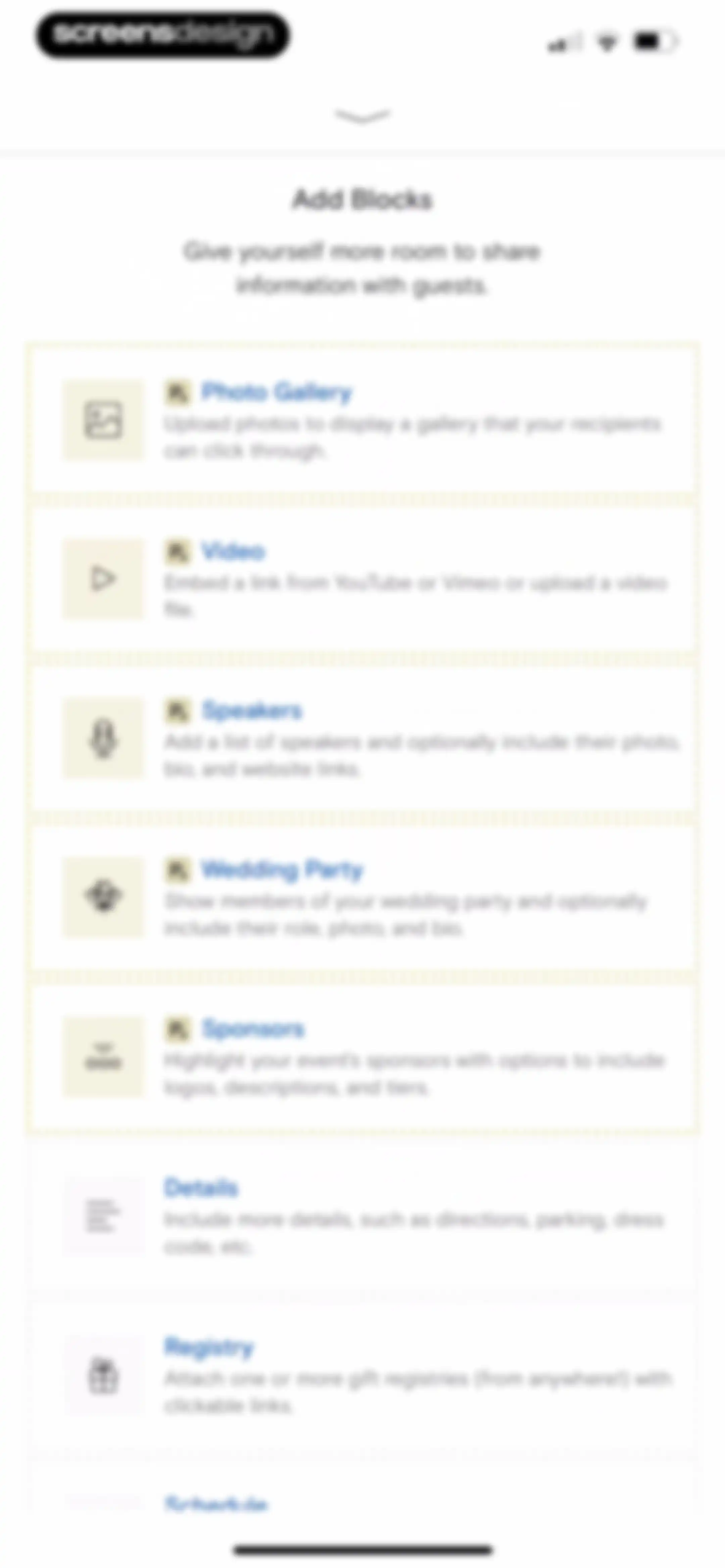 Paperless Post: Invitations screen 66