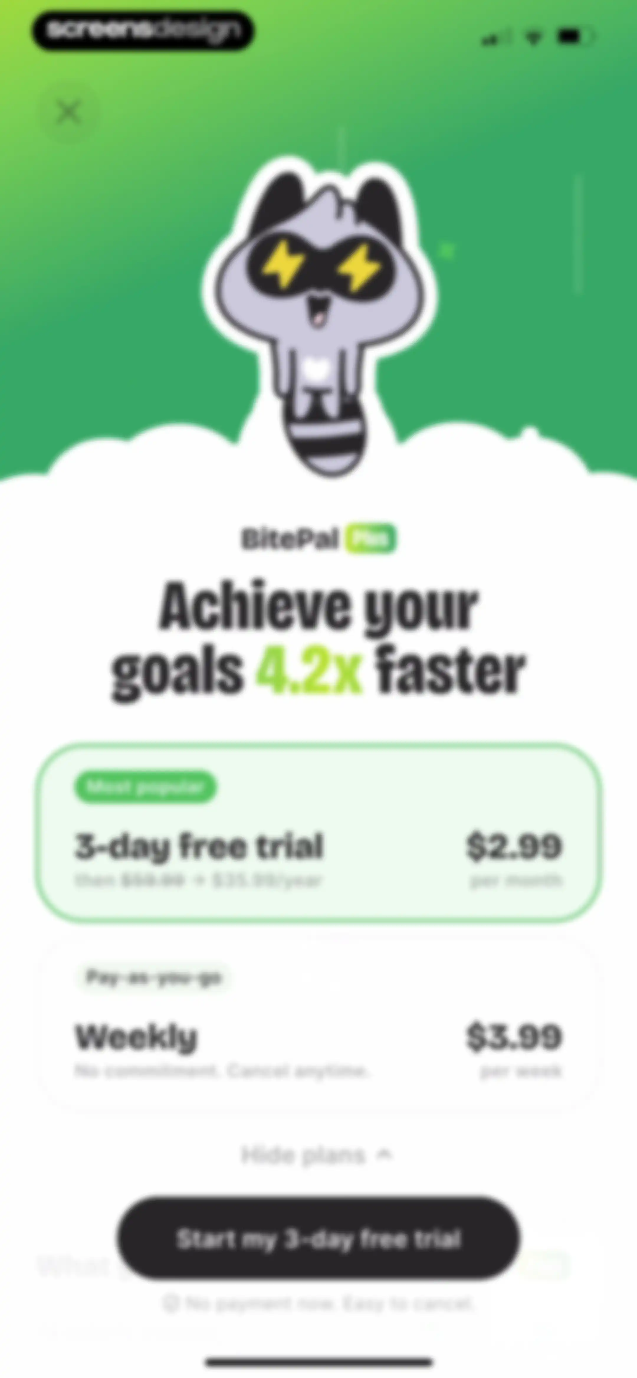 BitePal: Food Calorie Tracker screen 55