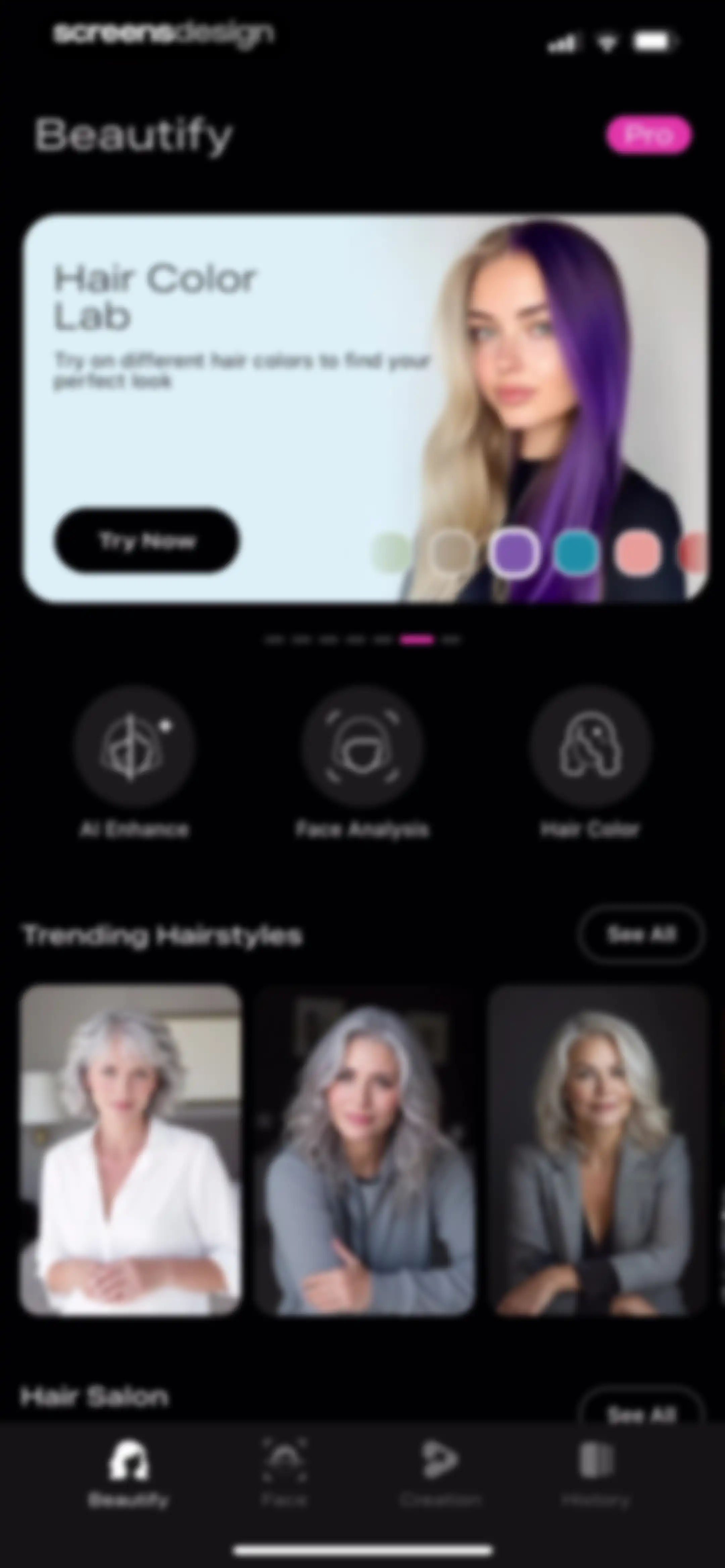 Beautify - Hairstyle Try On screen 27