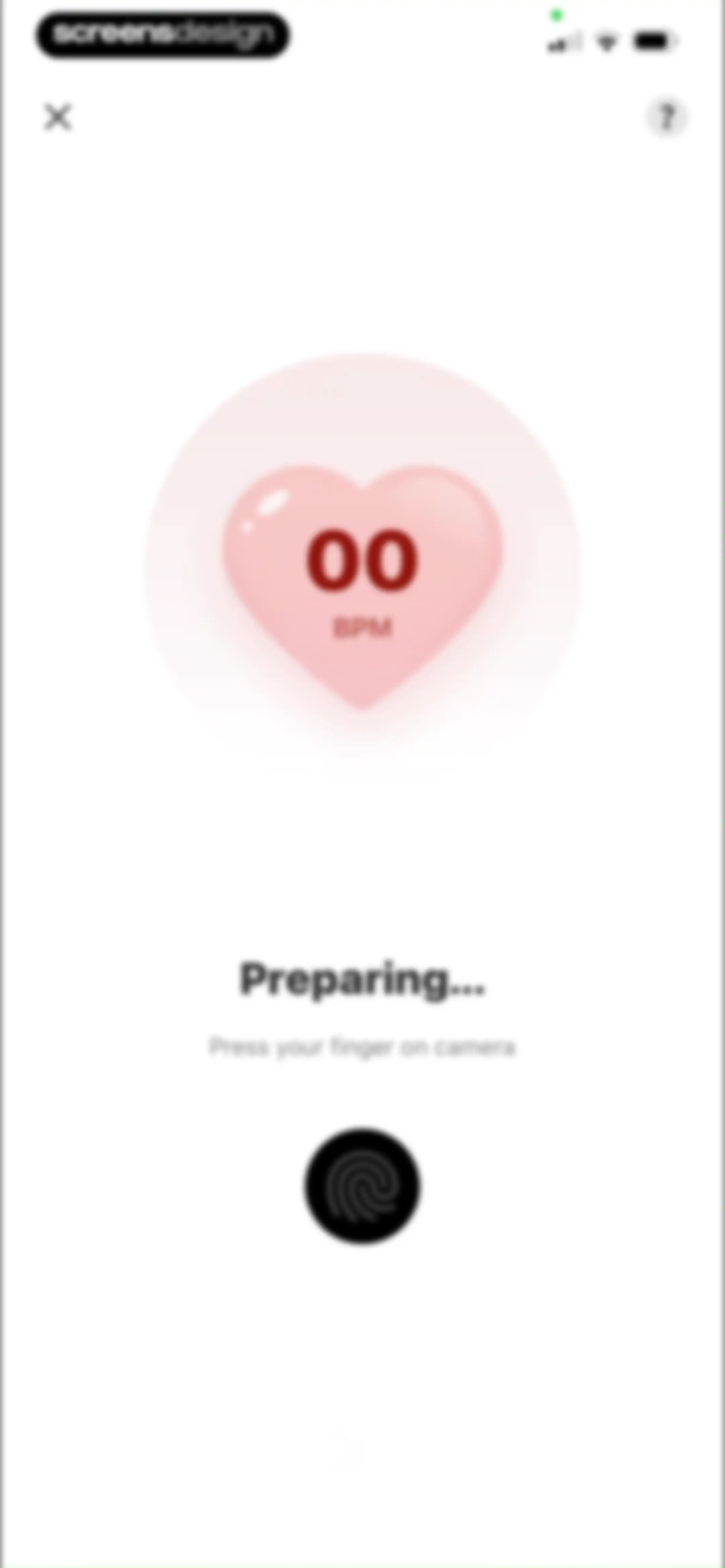 Health Tracker- HeartRate & BP screen 18