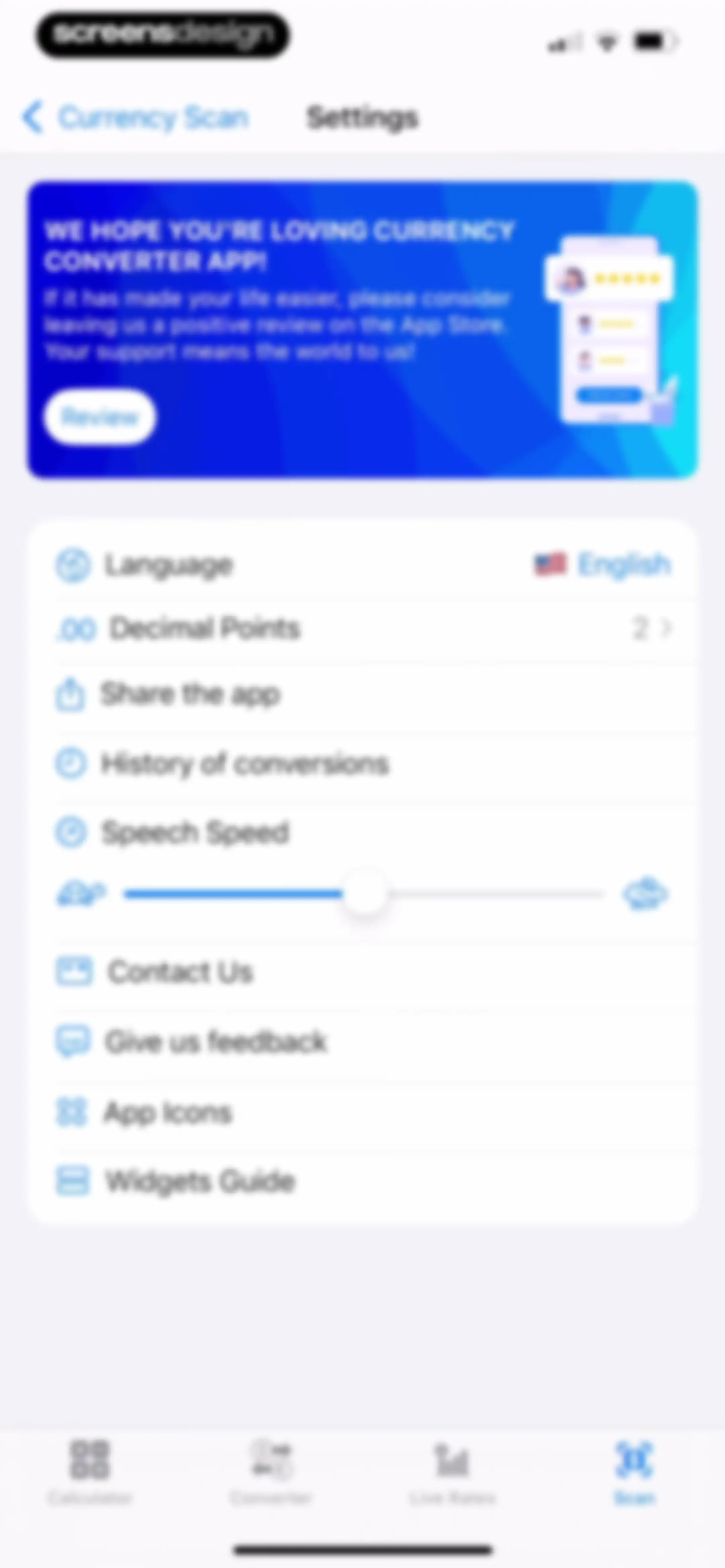 Currency Converter Calculator• screen 43