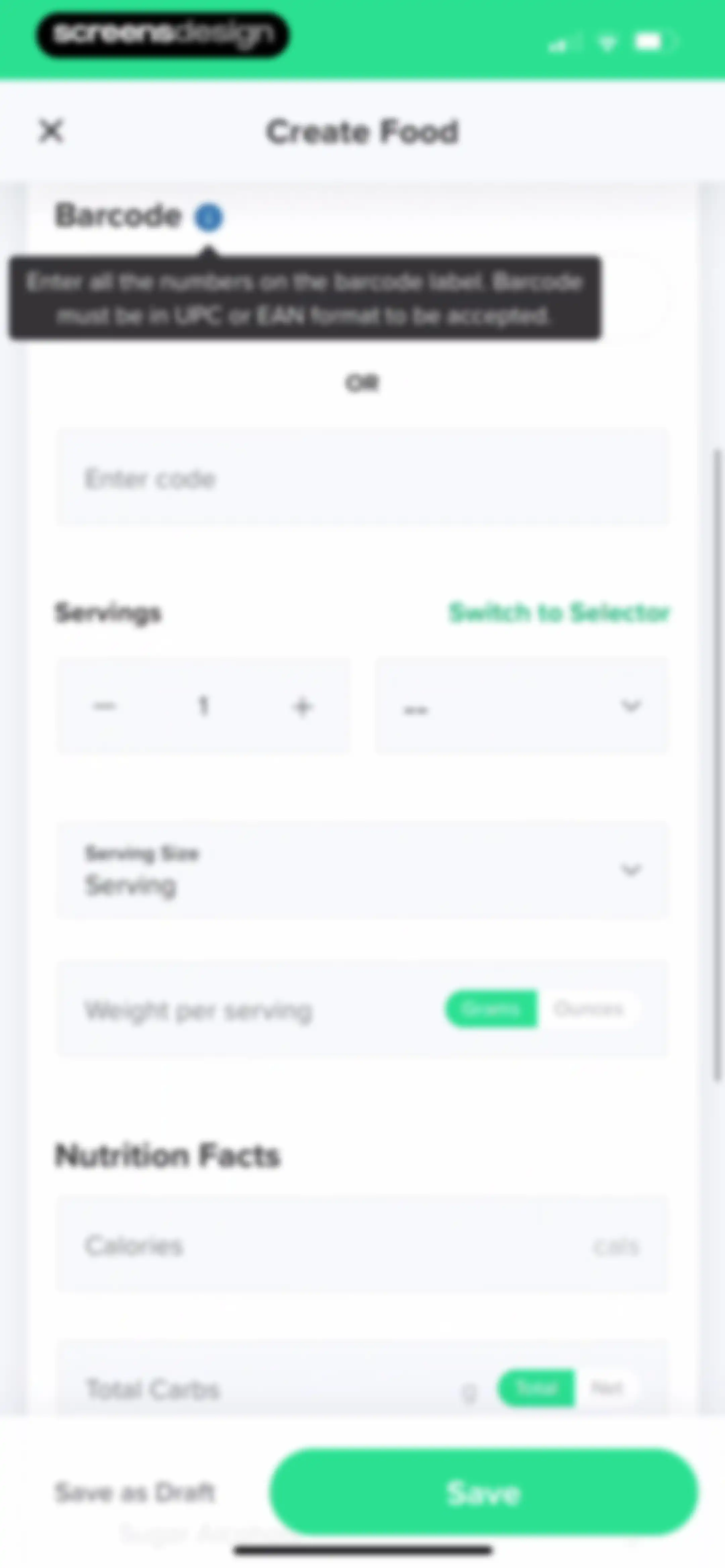 Carb Manager: Keto & Macro Log screen 103