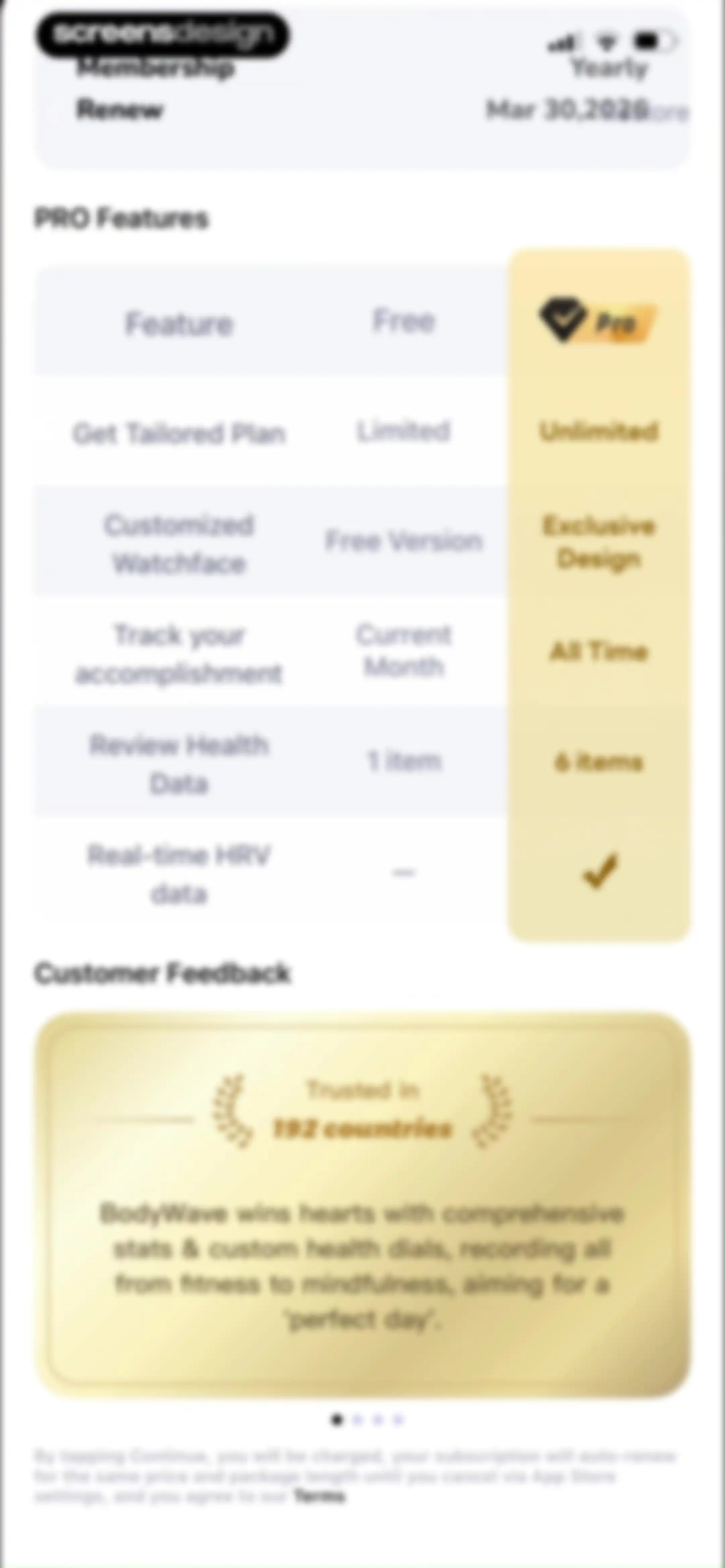 BodyWave: Health Tracker screen 177