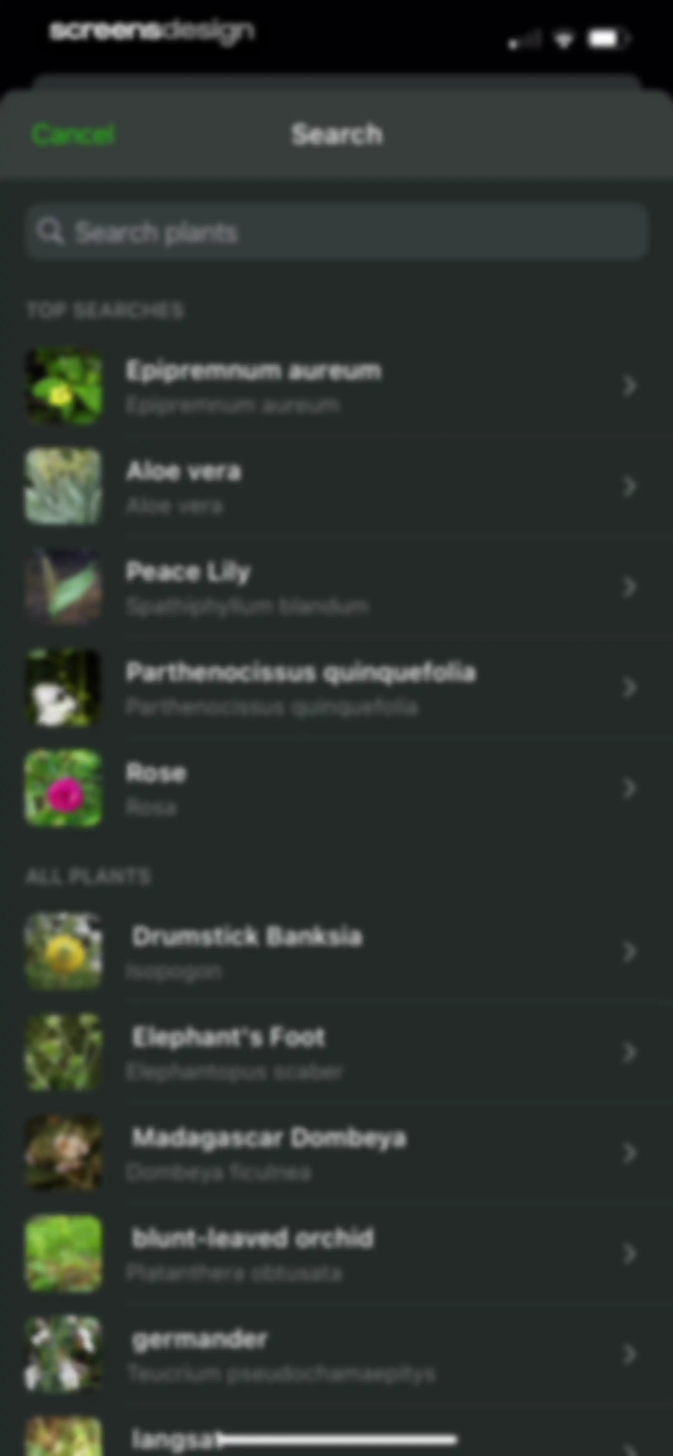 Plant Identifier & Care App screen 99
