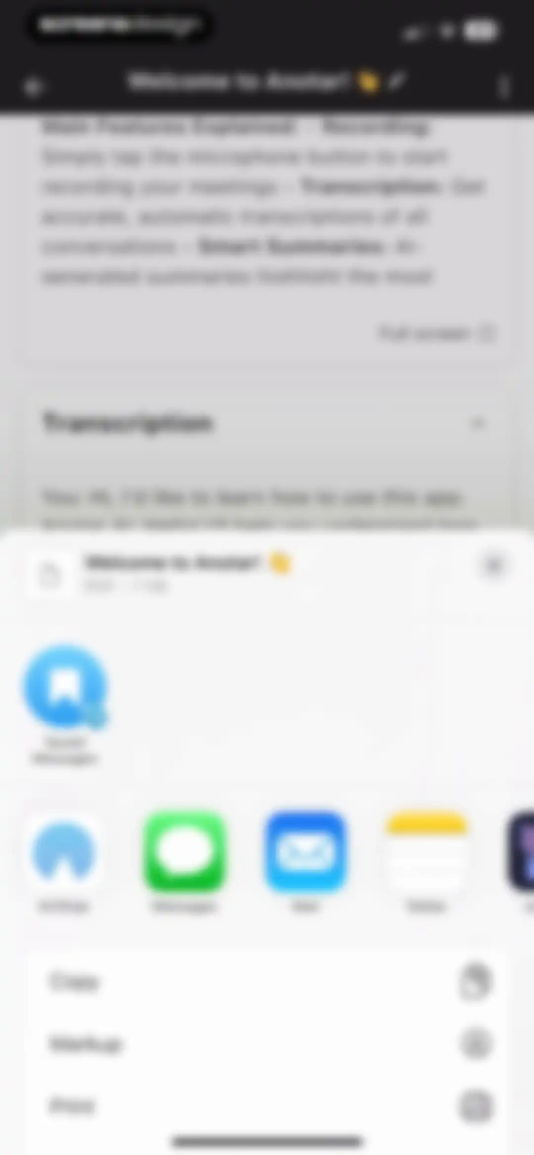 Anotar: Work Meeting Recorder screen 53