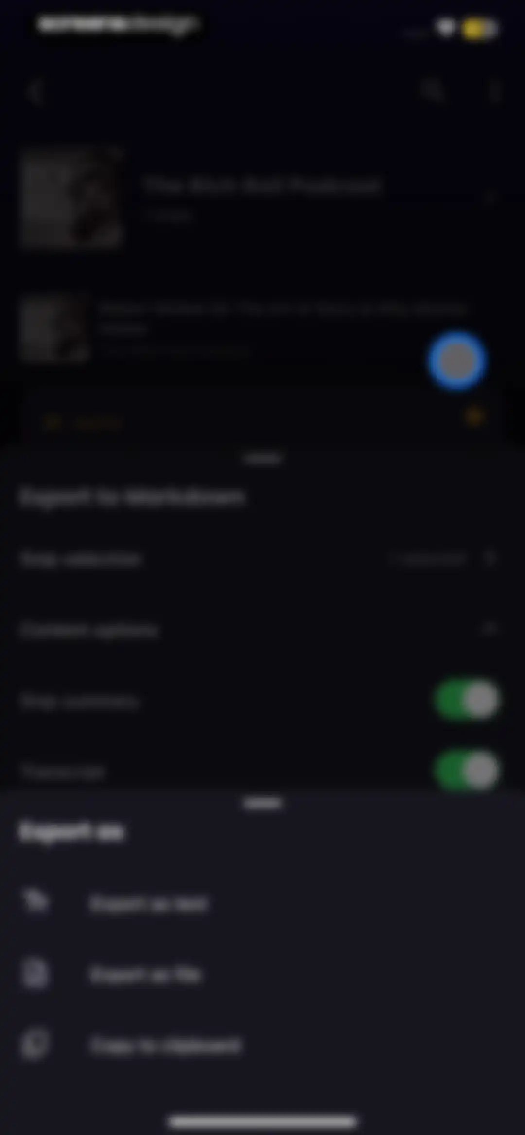 Snipd | AI Podcast Player screen 147