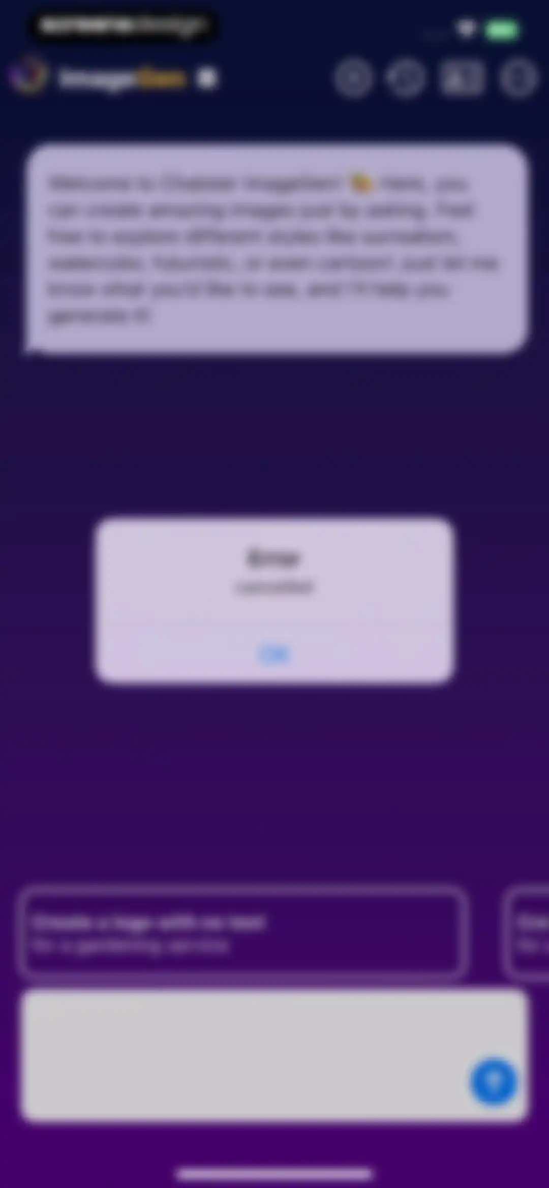 AI Assistant: Images & Writing screen 31