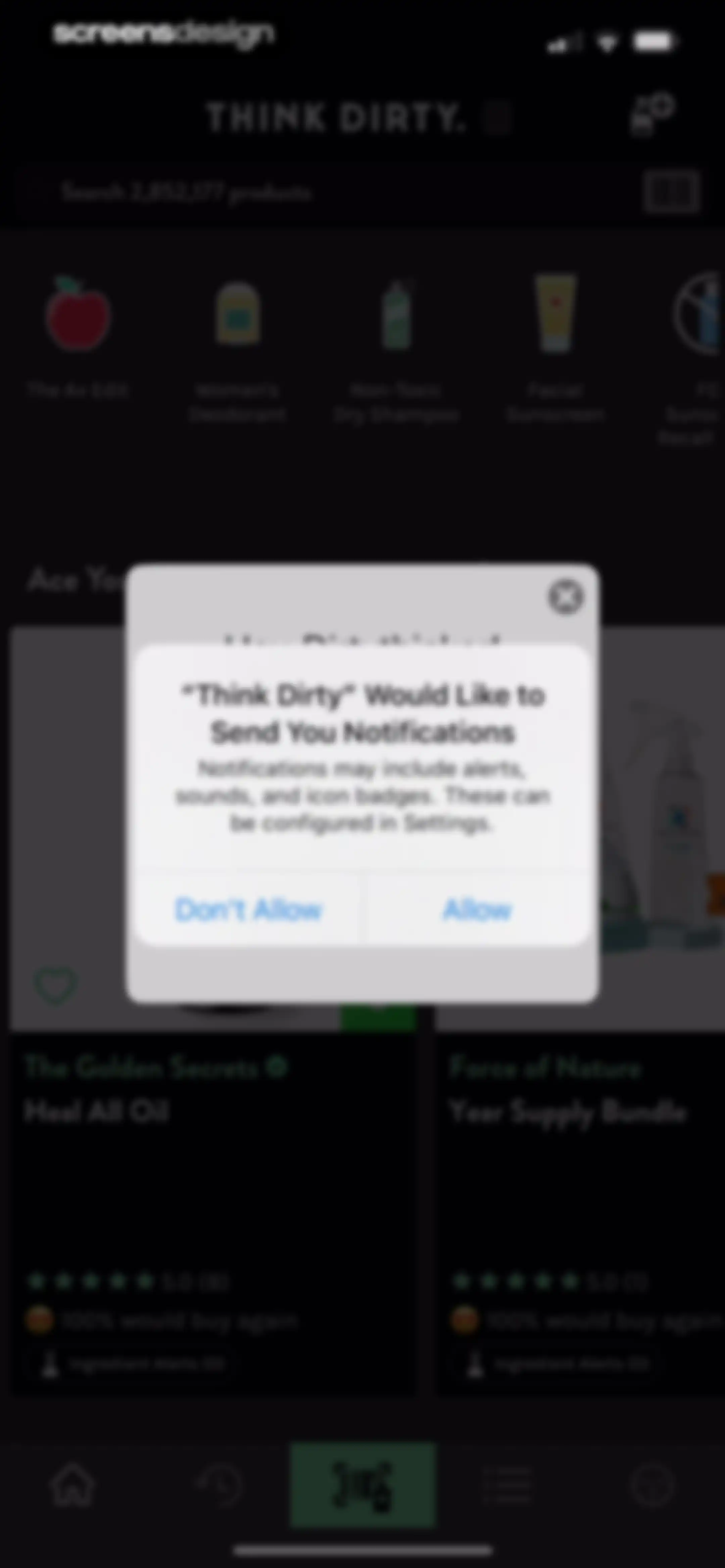 Think Dirty – Shop Clean screen 48