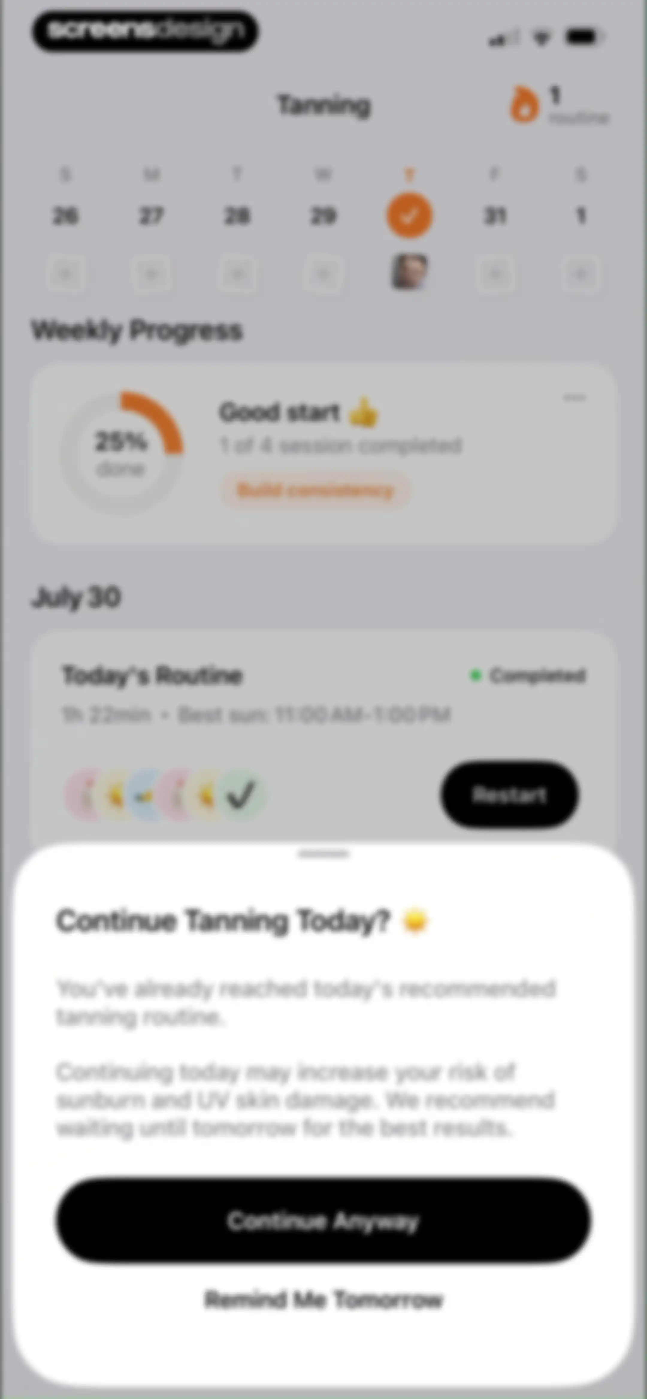 SunSafe: UV Index & Tanning screen 41