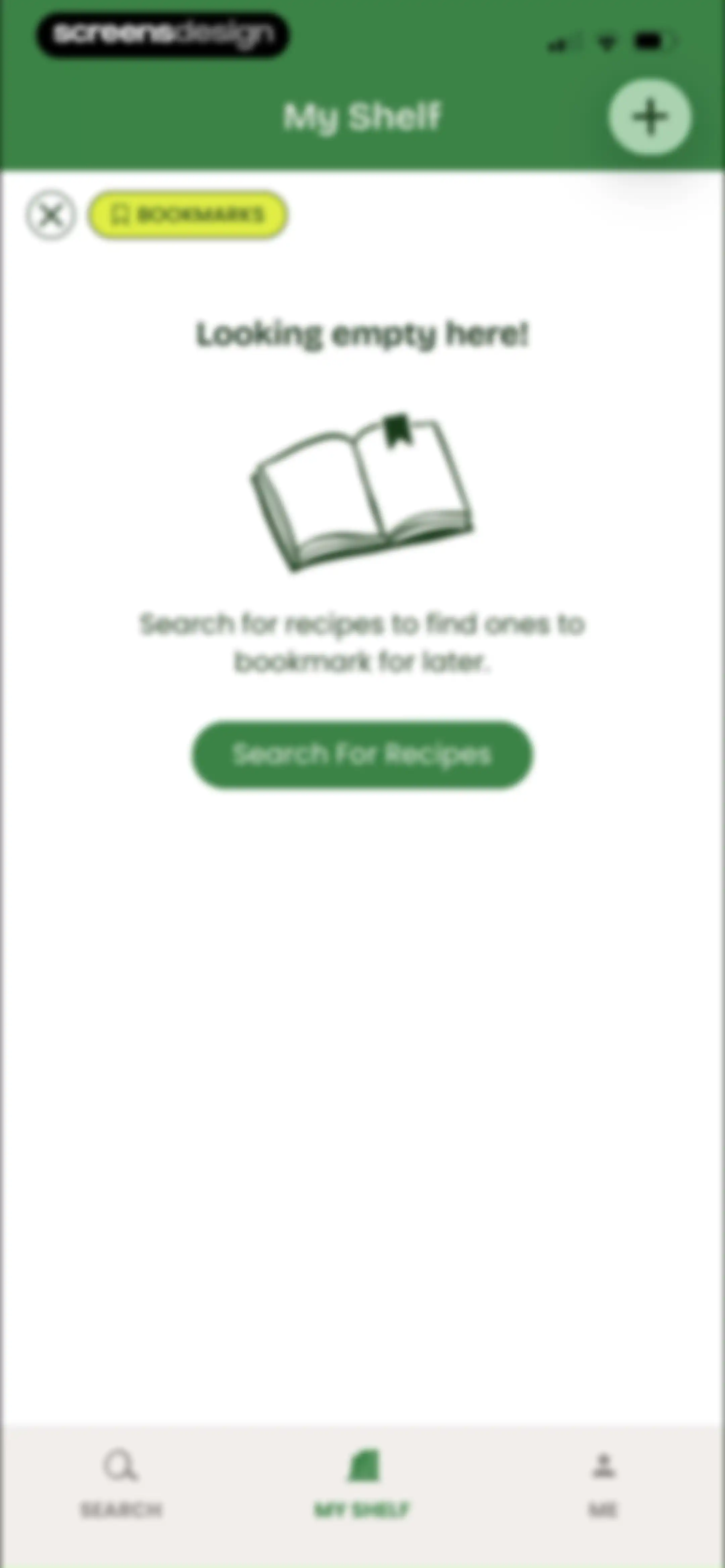 CookShelf: Search Cookbooks screen 37