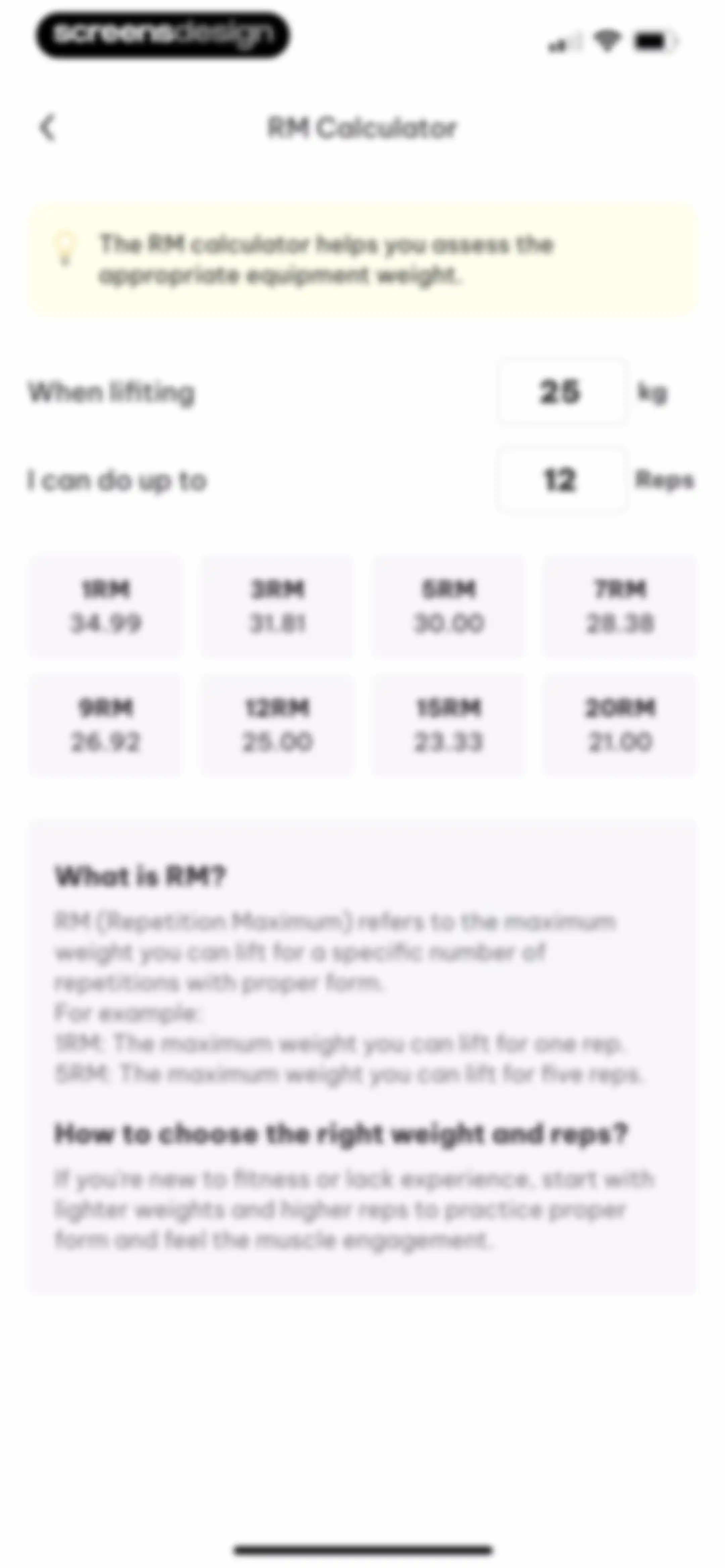 Muscle Monster Workout Planner screen 119