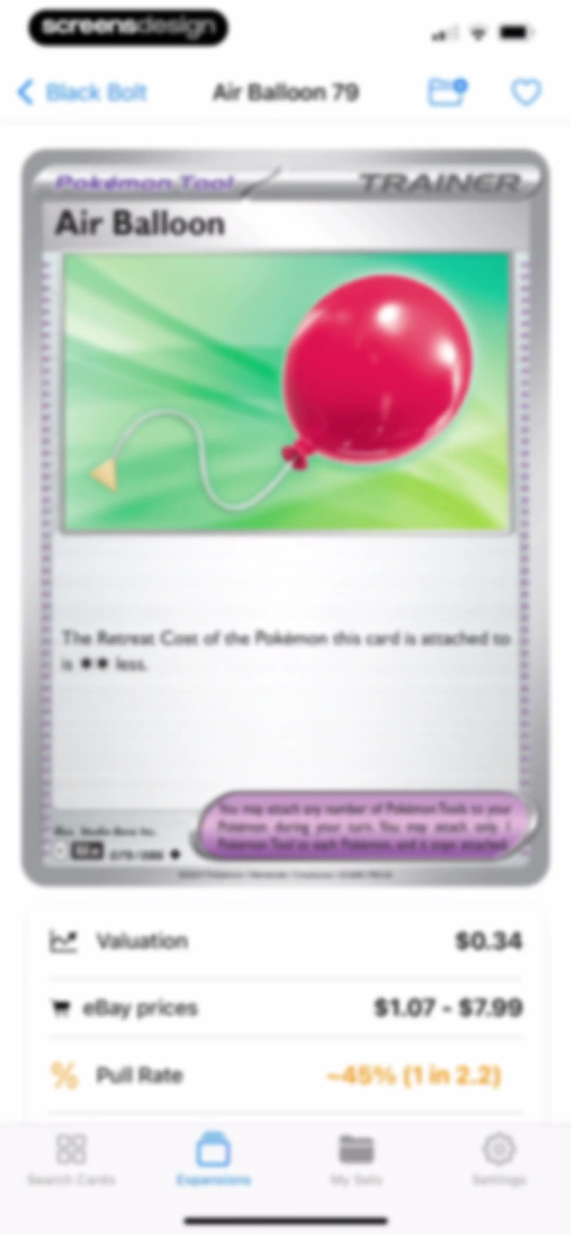 TCG Scanner Card - Pokechart screen 32