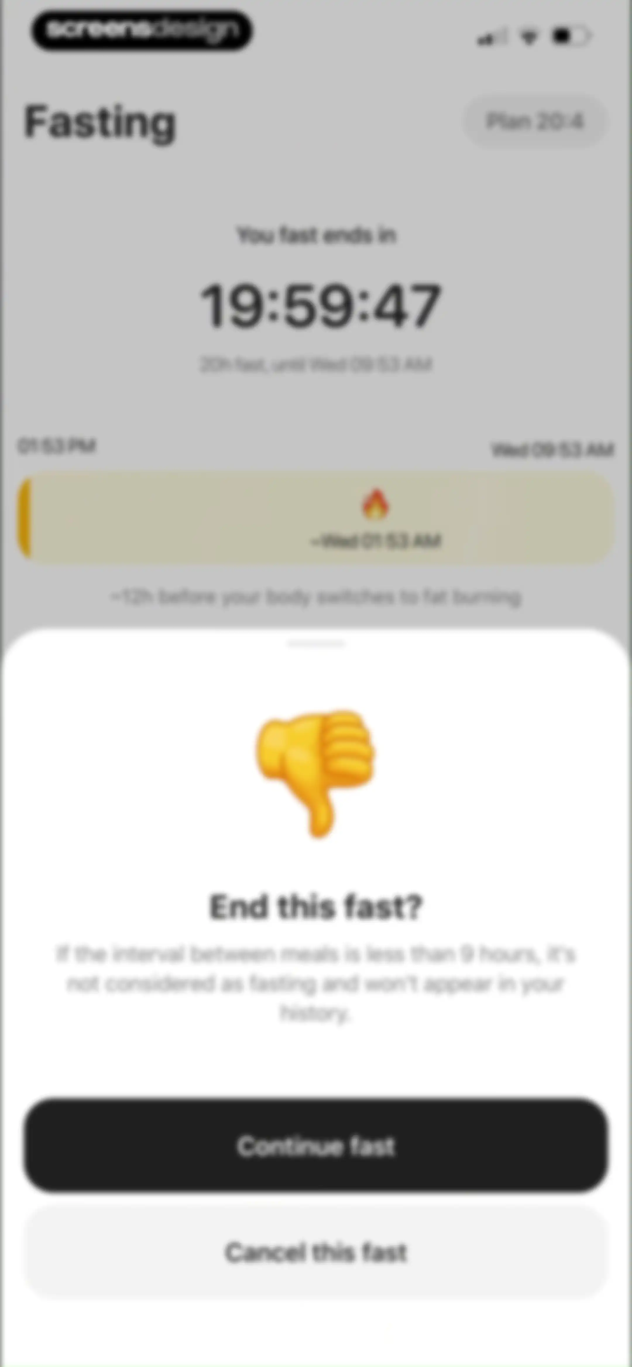 Calz - Calorie Counter AI screen 113