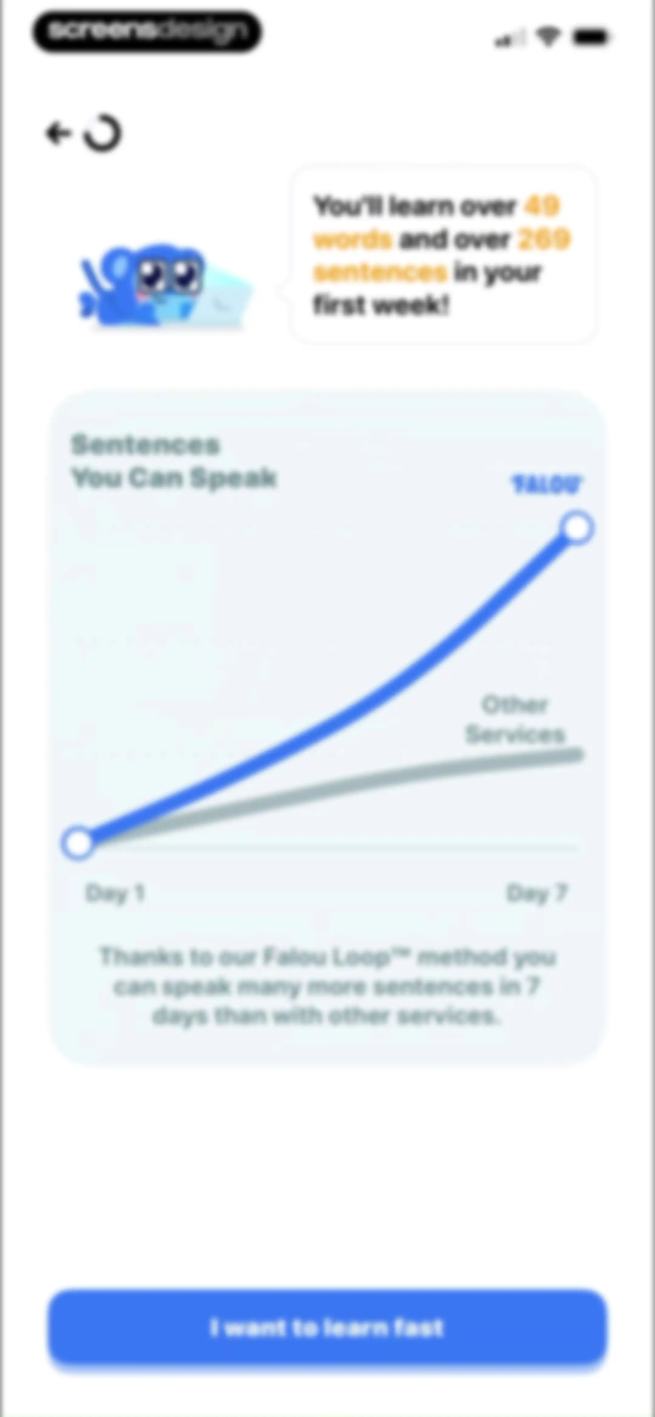 Falou - Fast language learning screen 17