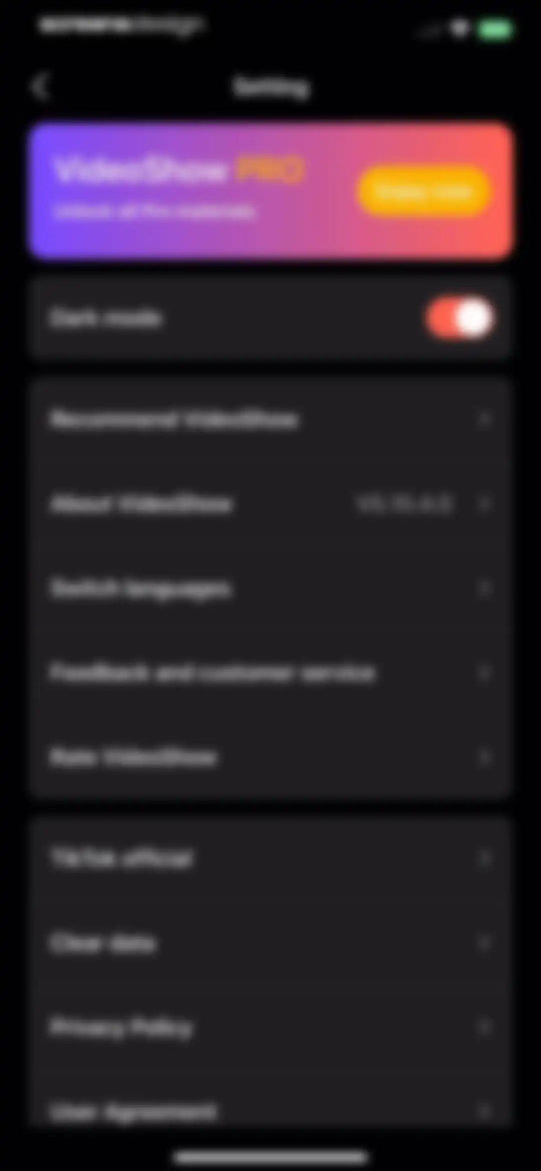 VideoShow AI Video Editor screen 111