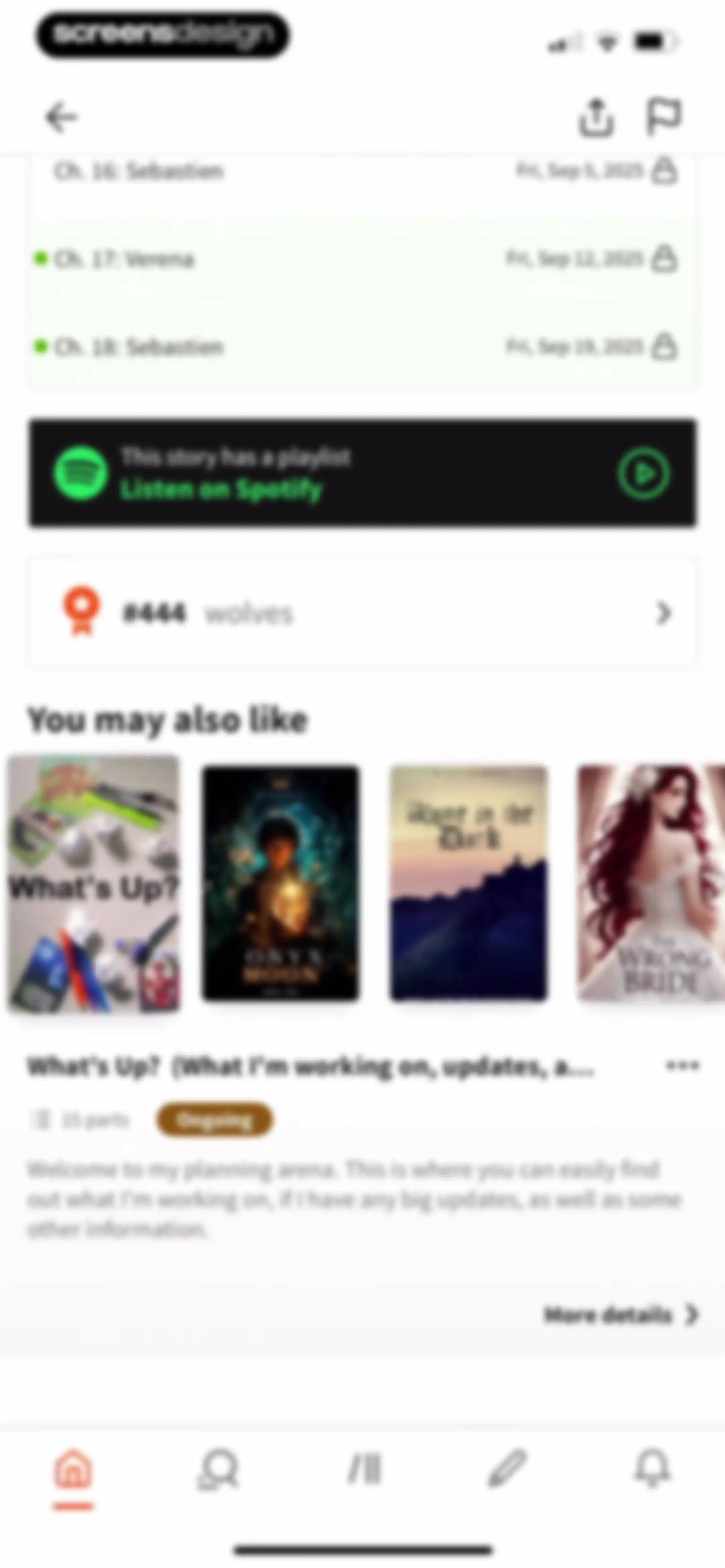 Wattpad - Read & Write Stories screen 75